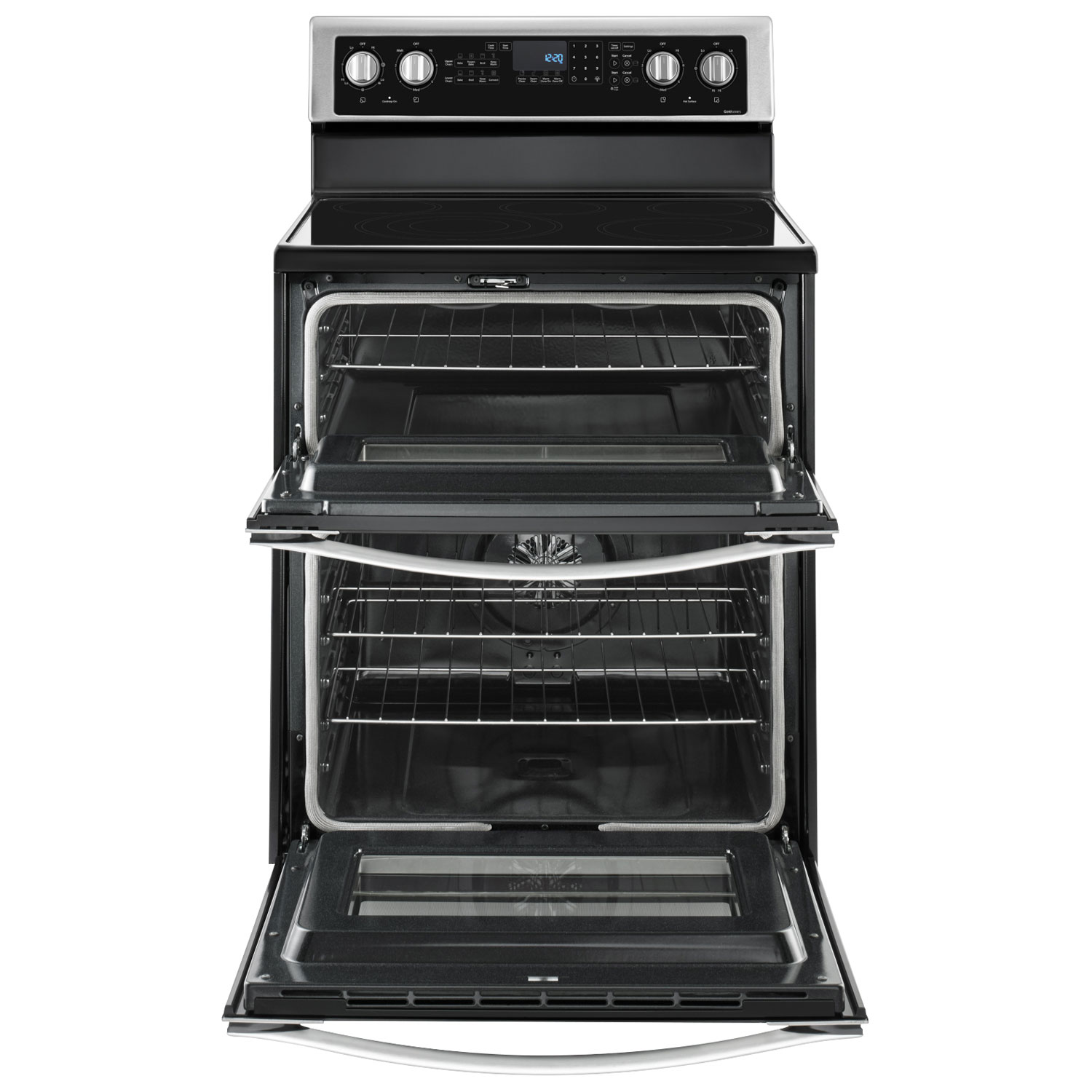 Whirlpool 30" 6.7 Cu. Ft. Double Oven 5-Element Freestanding Electric Range - Stainless