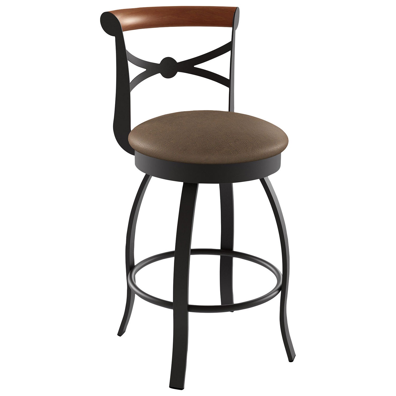 Bourbon Traditional Bar Height Stool Cobrizo Cognac Bourbon Traditional Bar Height Stool Cobrizo Cognac Only