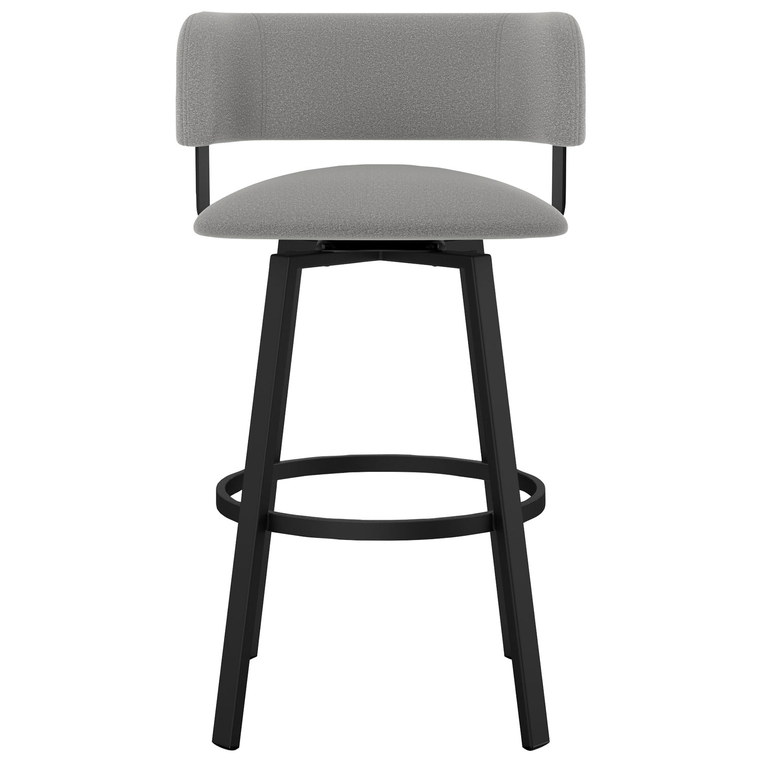 Stinson Contemporary Bar Height Barstool - Black Coral/Cloud