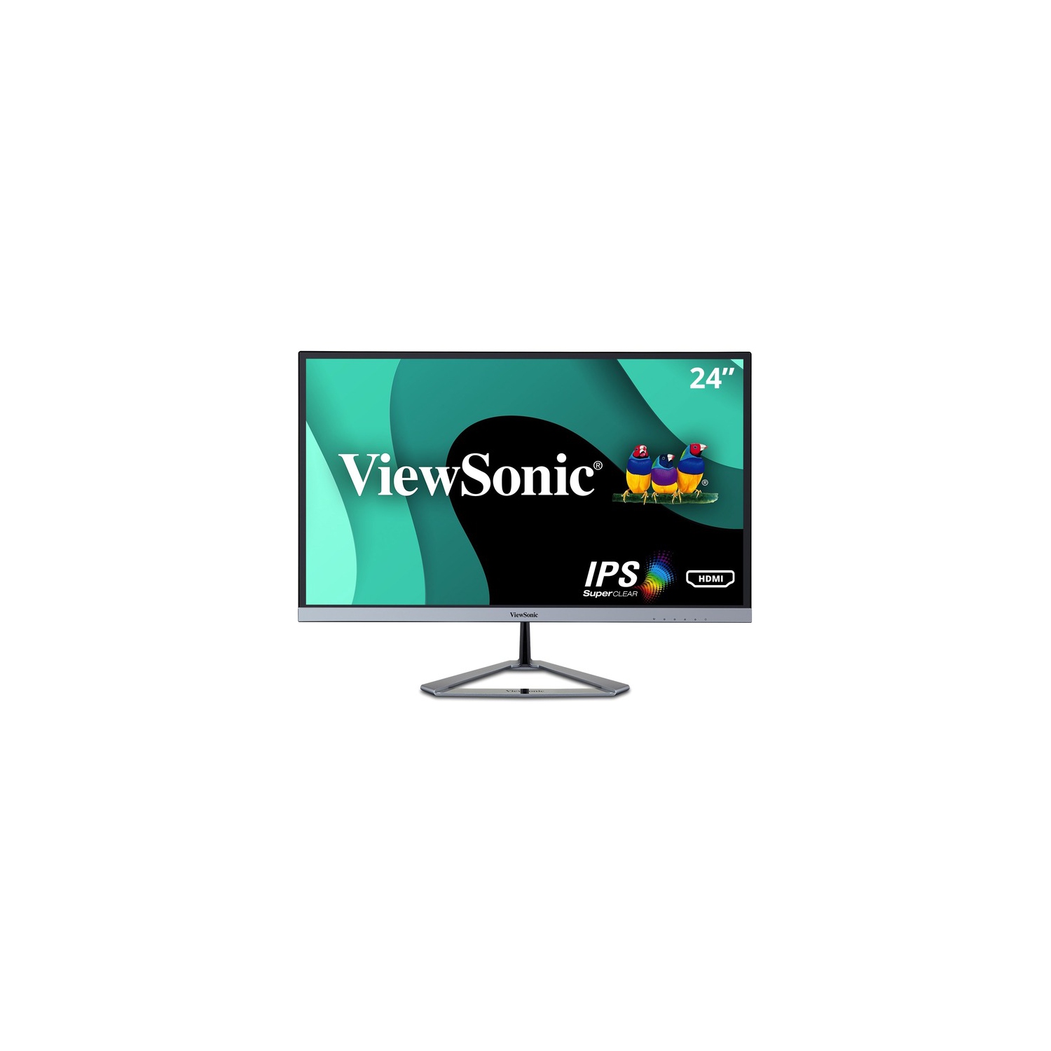 ViewSonic VX2476-SMHD 24" IPS 1080p Frameless LED Monitor HDMI, DisplayPort