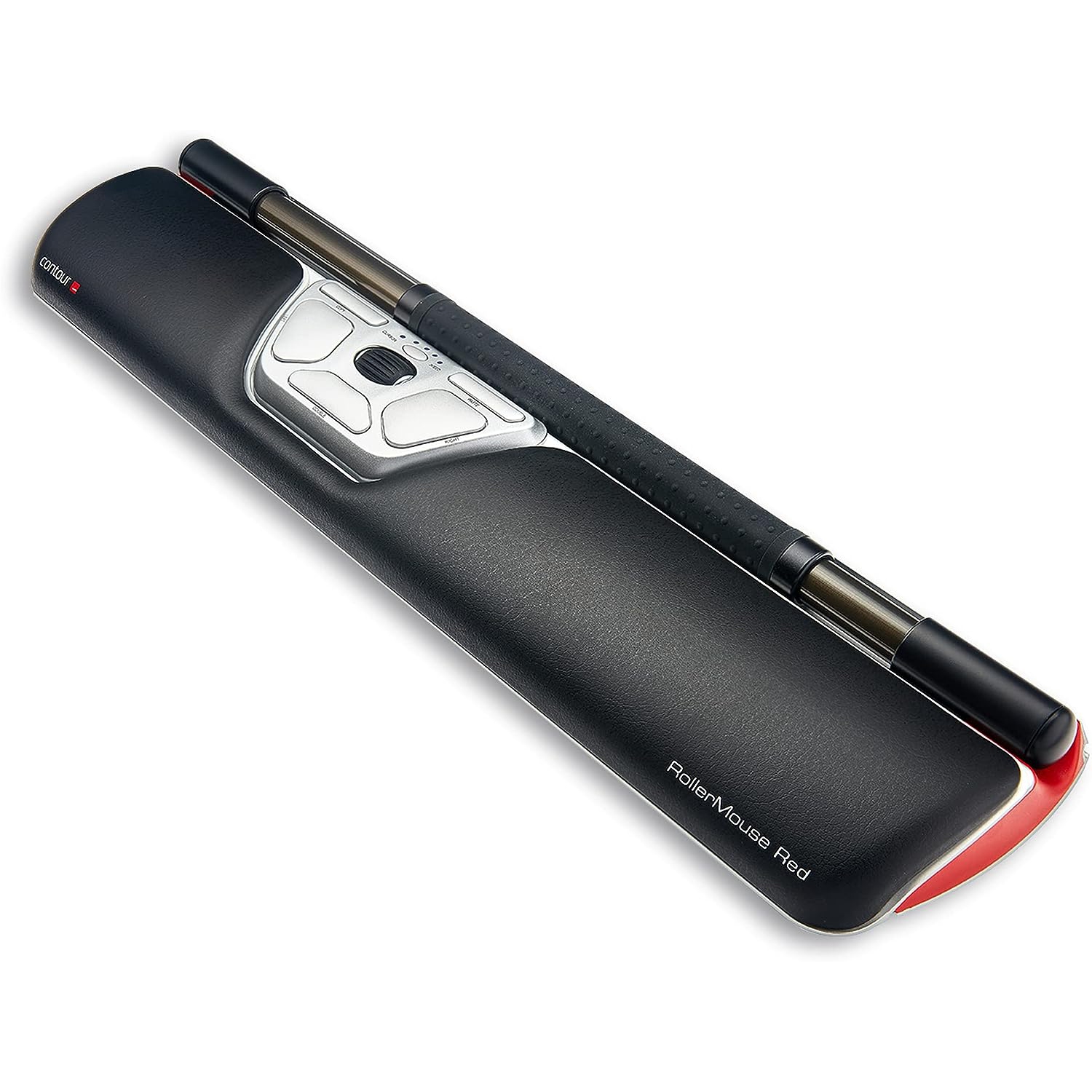 Contour Design RollerMouse Red USB Laser 2400DPI Ambidextrous Black for PC/Mac