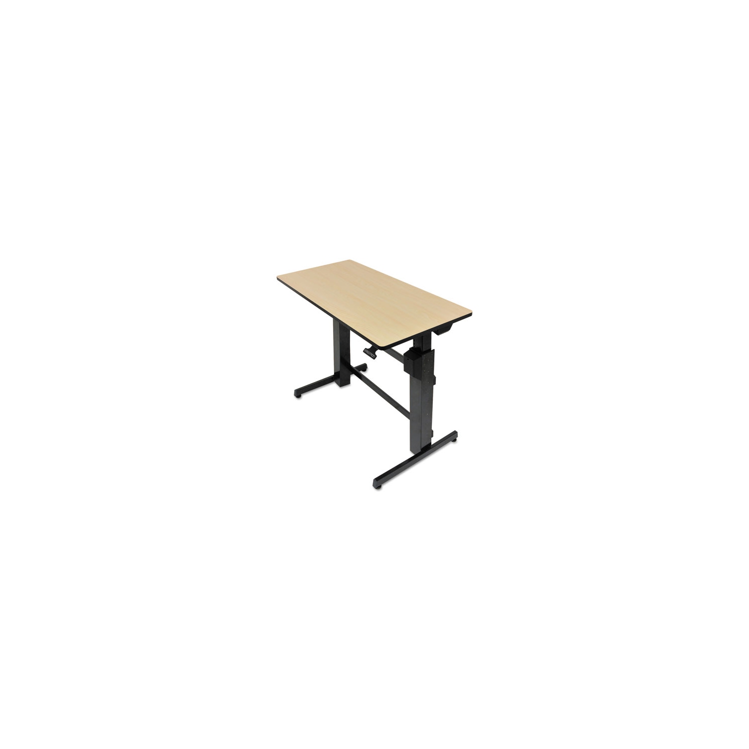 Ergotron Workfit-d, Sit-stand Desk (birch Surface) - Rectangle Top - 47.60" Table Top Width X 23.50
