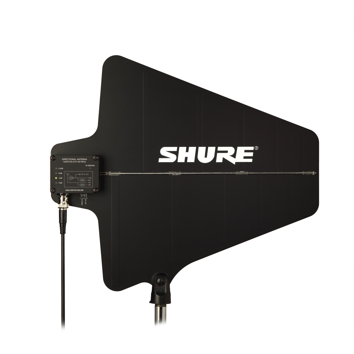 Shure UA874US UHF Active Directional Antenna - 470-698 MHz