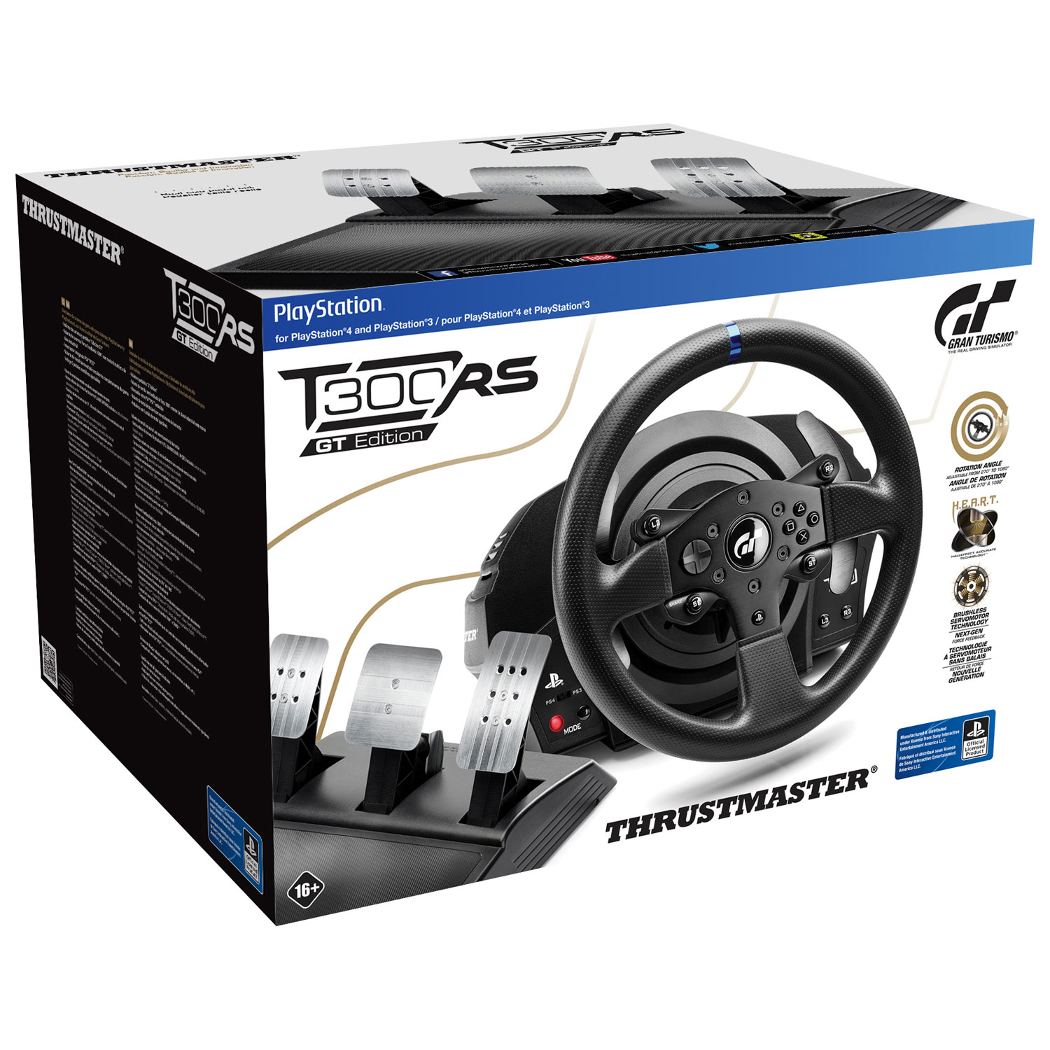 Volant de course T300RS GT de Thrustmaster pour PS5/PS4/PC