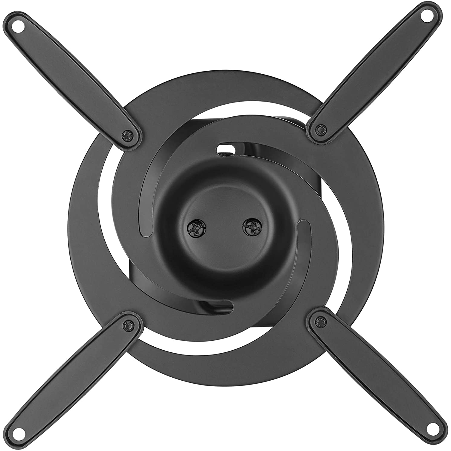 Duramex Projector Mount - Universal Ceiling Bracket LCD DLP Tilt 360° Swivel 25lbs Black
