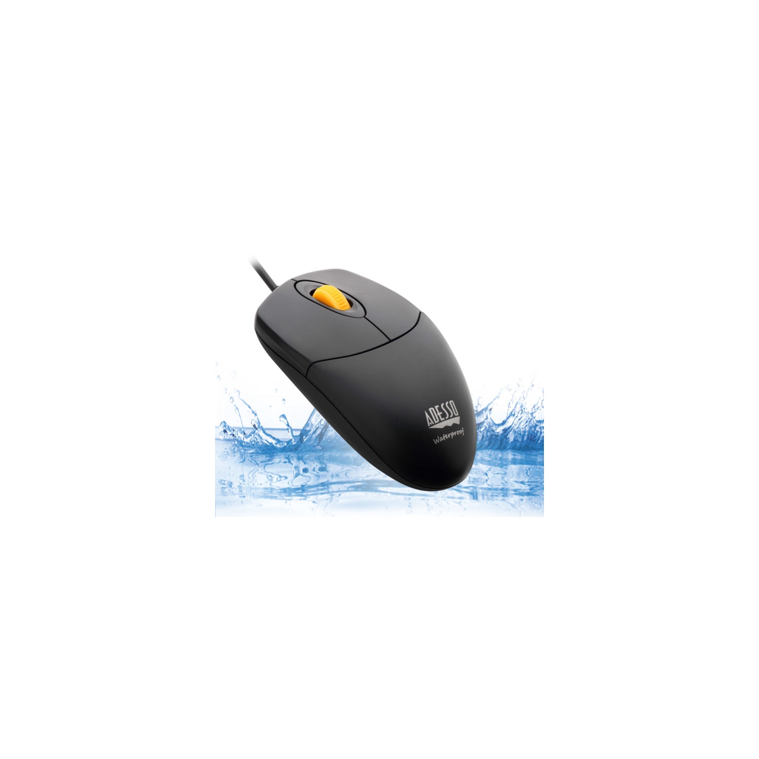Adesso IMOUSE W3 Waterproof Antimicrobial Scroll Mouse