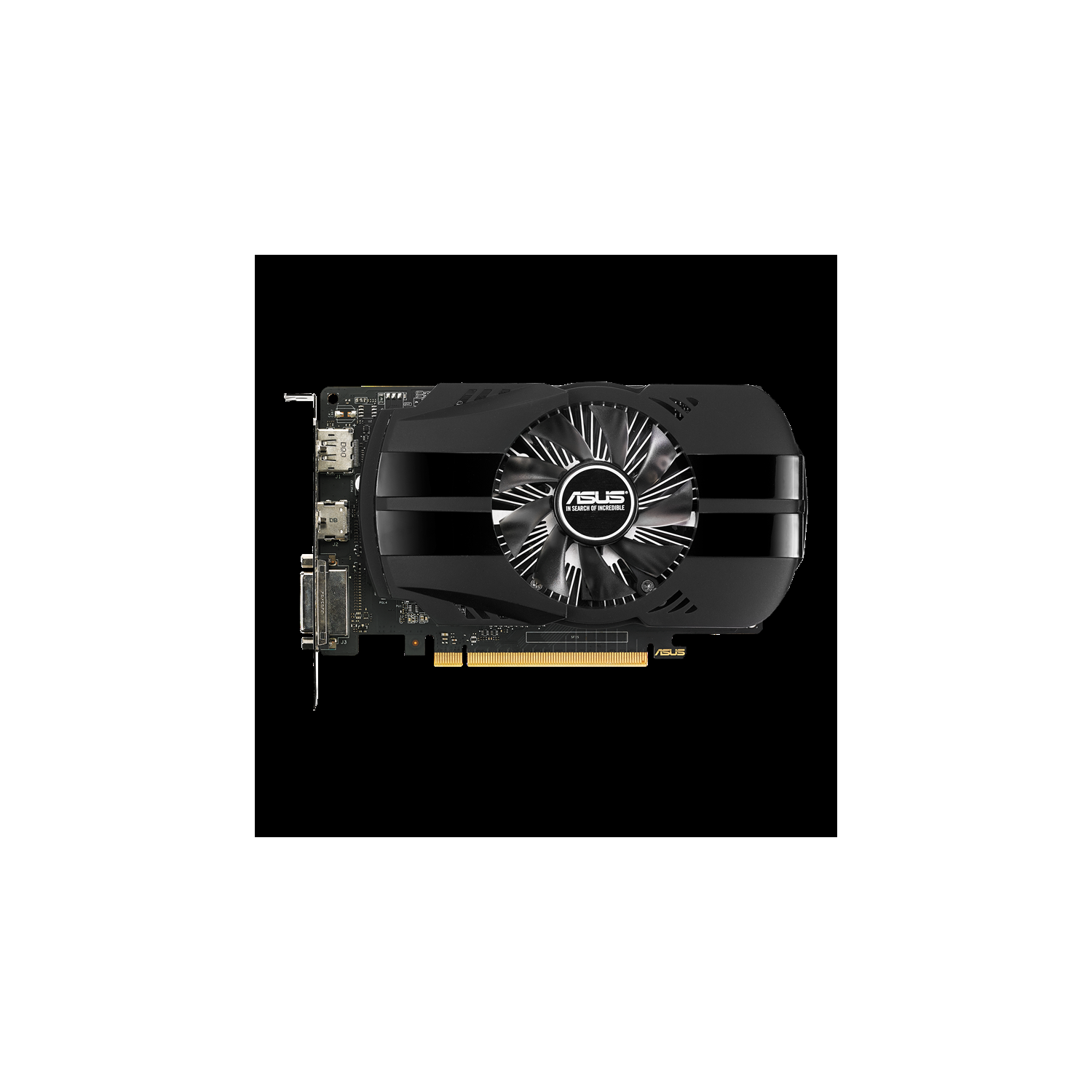 Asus GeForce GTX 1050 Ti 4GB Phoenix Fan Edition DVI-D HDMI DP 1.4