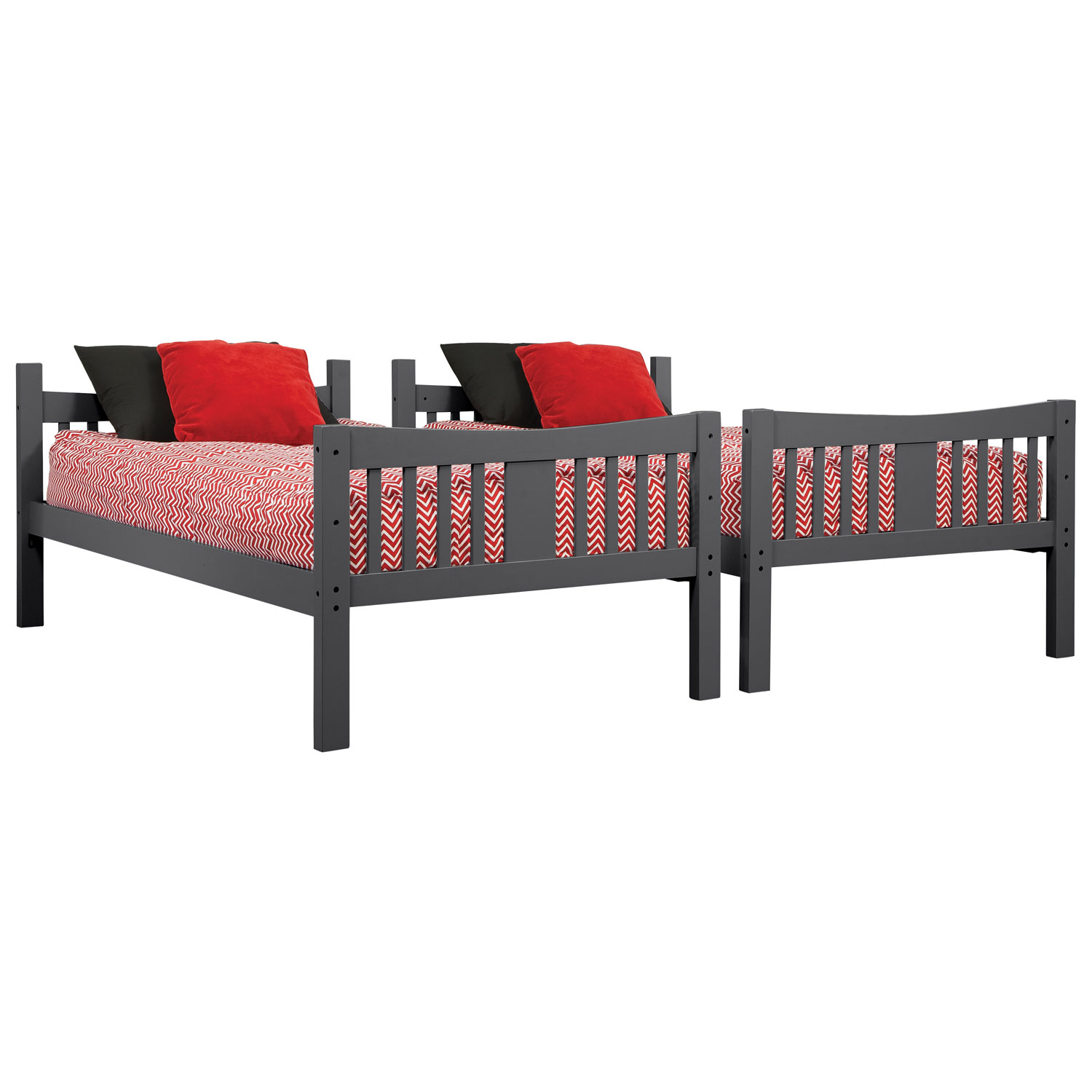 Storkcraft Caribou Kids Bunk Bed Twin Grey Beds Best Storkcraft Caribou Kids Bunk Bed Twin Grey Beds Best Canada