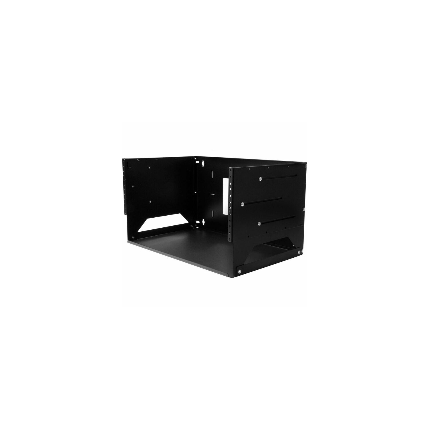 StarTech.com Wall-Mount Server Rack with Built-in Shelf - Solid Steel - 4U