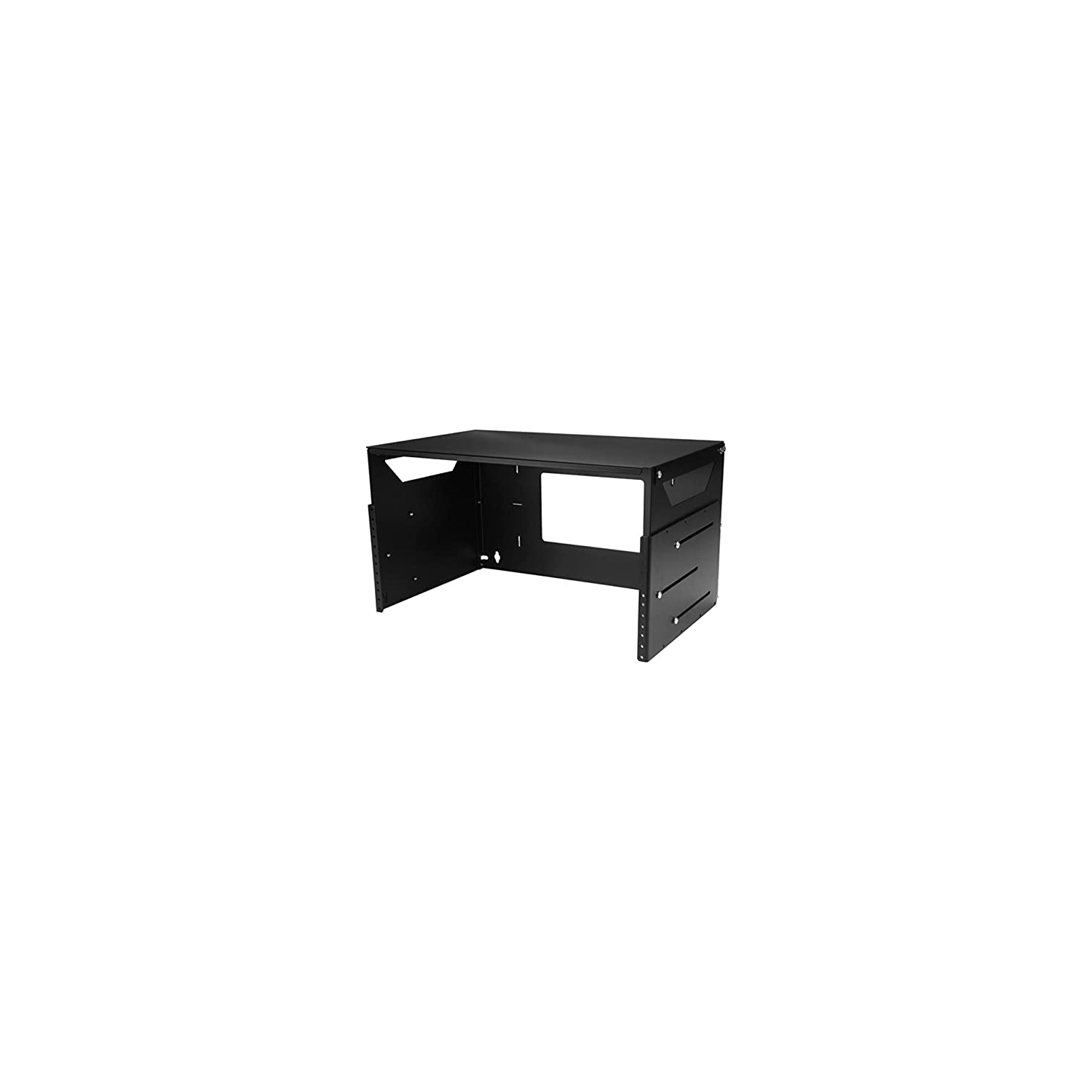 StarTech.com Wall-Mount Server Rack with Built-in Shelf - Solid Steel - 4U