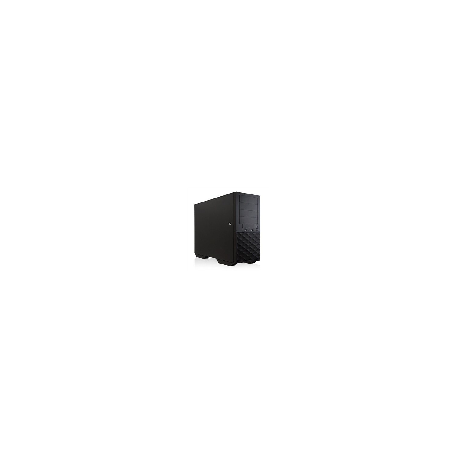 In-Win Server PL052X.B3 Long Pedestal ATX Mid Tower Black No 4/1/(5) Bays USB 3.0 Audio