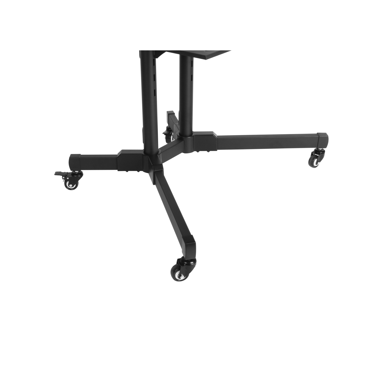 Duramex Universal Mobile TV Cart TV Stand with Mount Trolley with Camera Shelf for 37-75 Inch LED, LCD, Plasma Display up to 110 lbs VESA 600X400MM