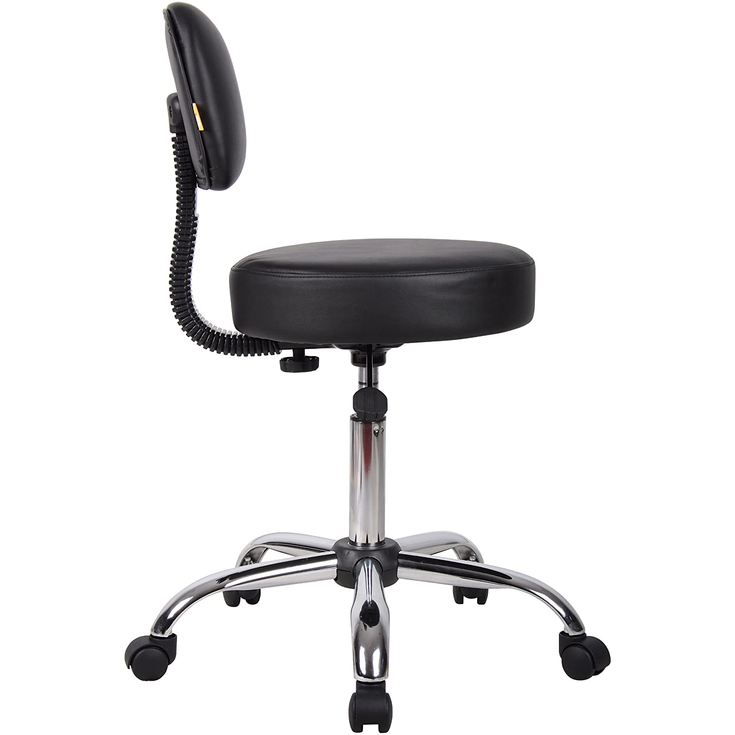 Nicer Furniture Medical Drafting Chair Salon Stool with Back Cushion Tattoo Hydraulic Chair," Black"