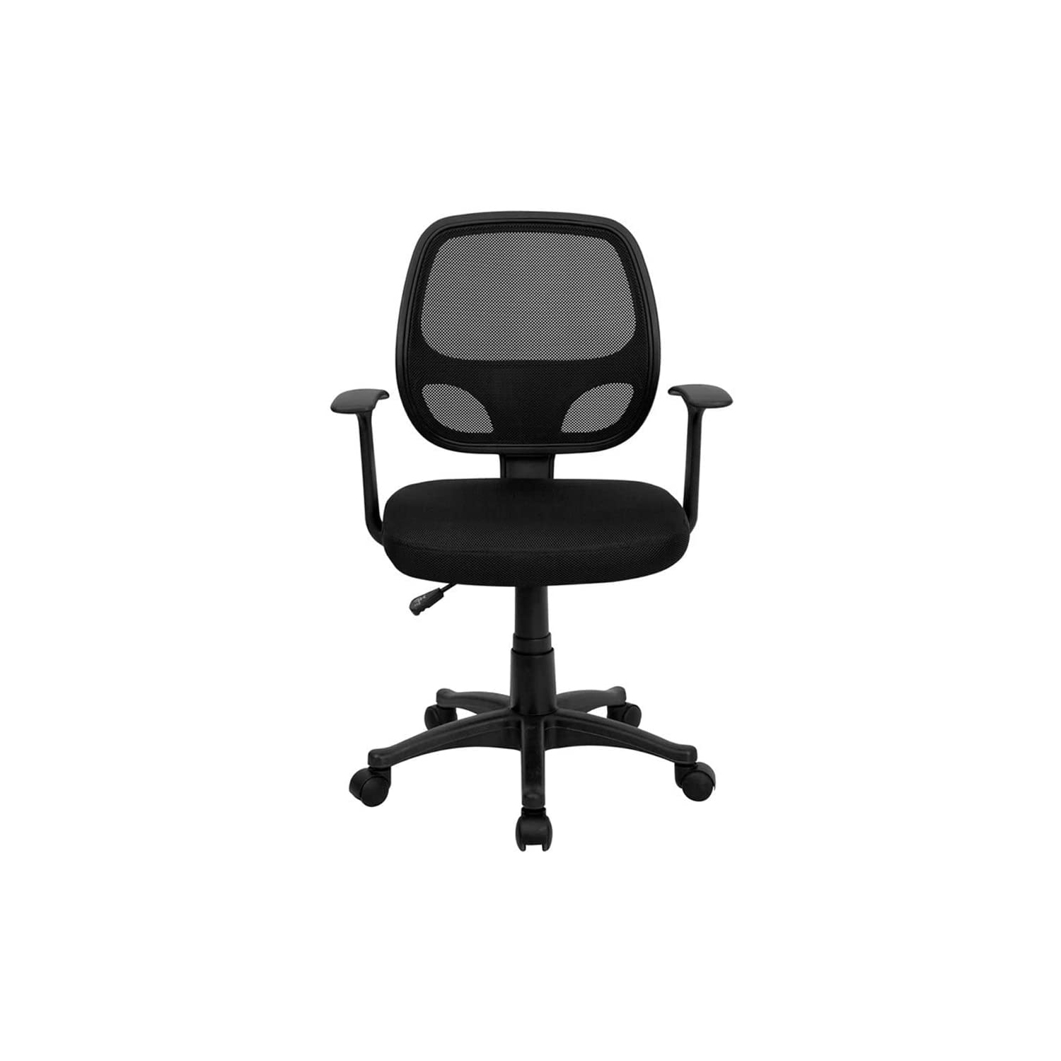 Meubles Nicer Mid-Black Back Mesh Computer Task Chair Bureau Chaise ergonomique Chaise de bureau avec bras
