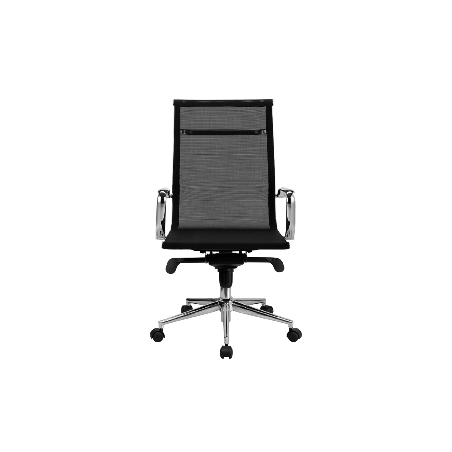 Nicer Furniture Group Style Executive Mesh High Back Chair, Black