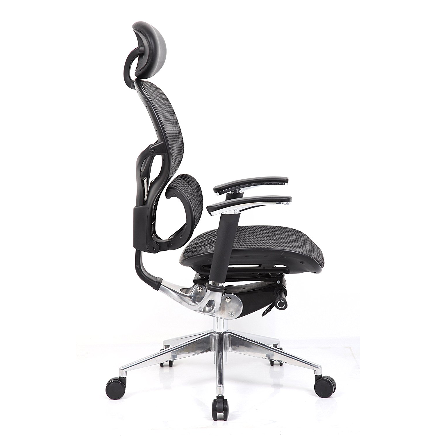 Multi-Function chaise ergonomique Mesh Confort très Adjustabl Bureau Chaise de bureau de travail avec Synchro mechnism contrôle, « appuie-tête »