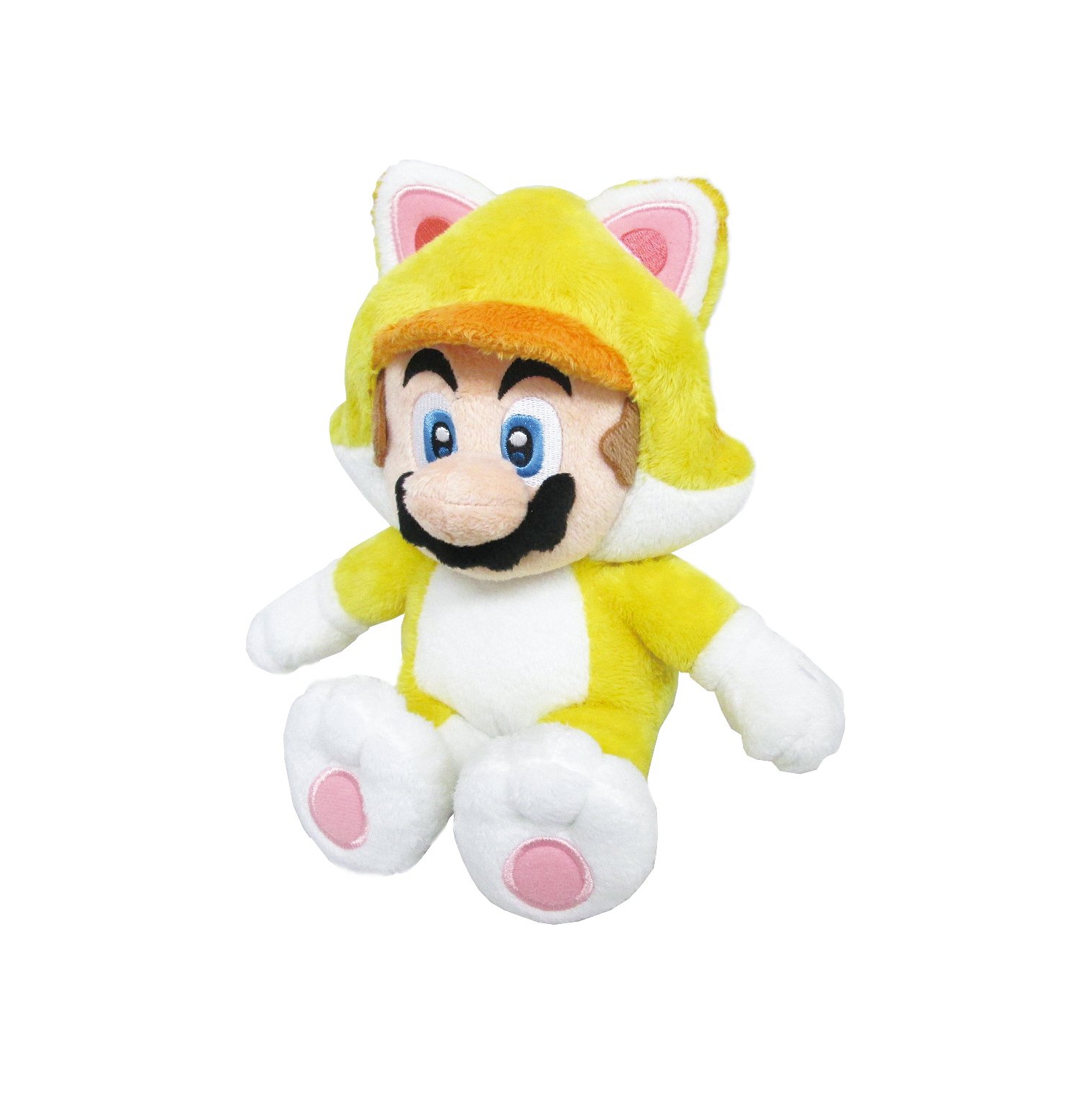 Nintendo Super Mario Cat Mario Plush Toy, 10"
