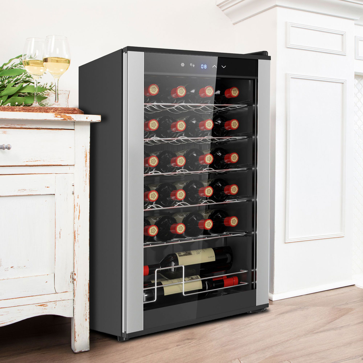 Koolatron 24-Bottle Compressor Freestanding Wine Cooler / Wine Fridge