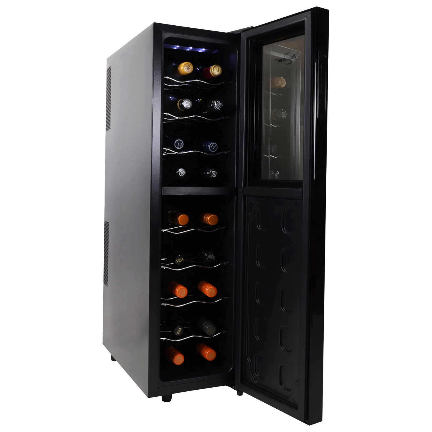 Koolatron 18-Bottle Slim Dual Zone Freestanding Wine Cooler / Wine Fridge