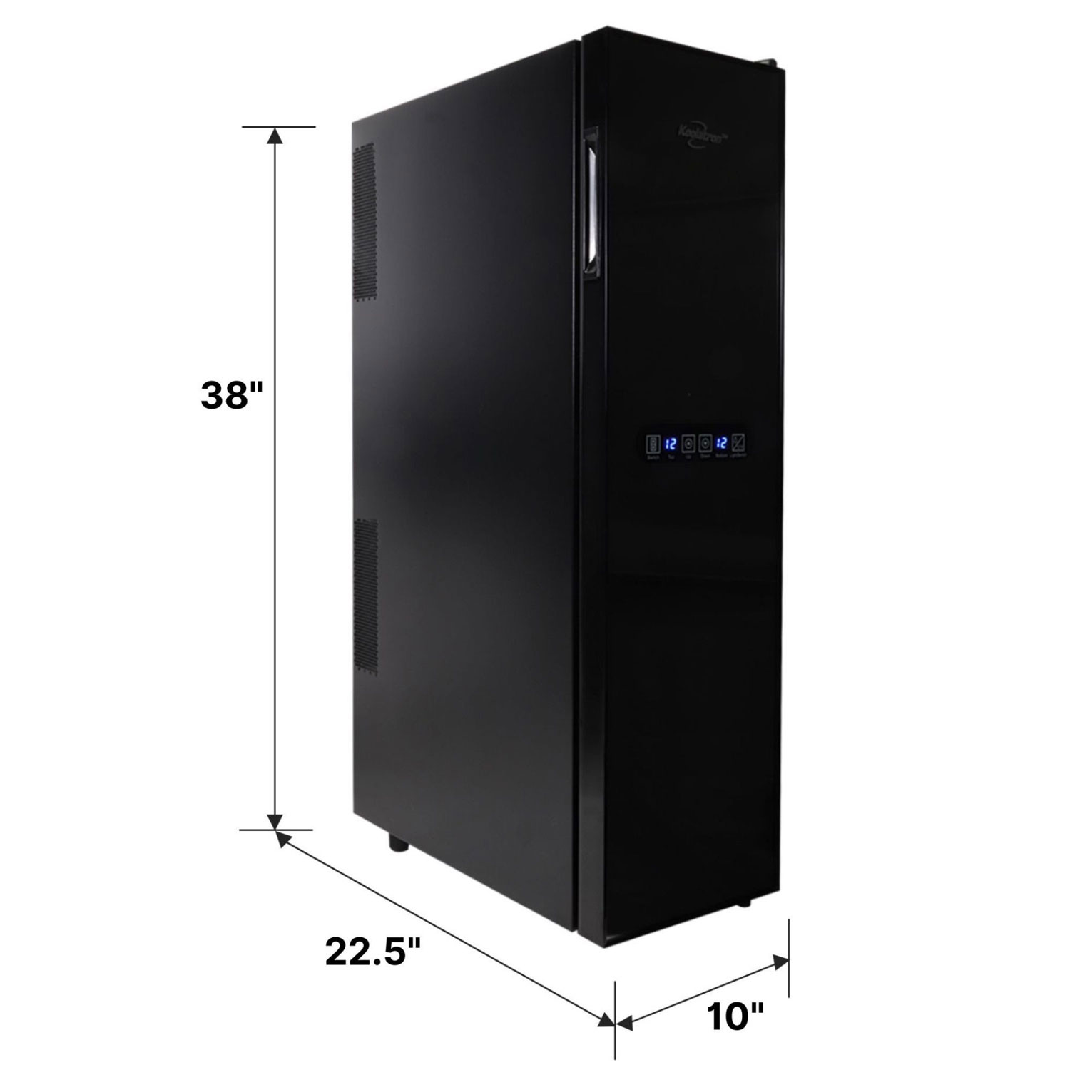 Koolatron 18-Bottle Slim Dual Zone Freestanding Wine Cooler / Wine Fridge
