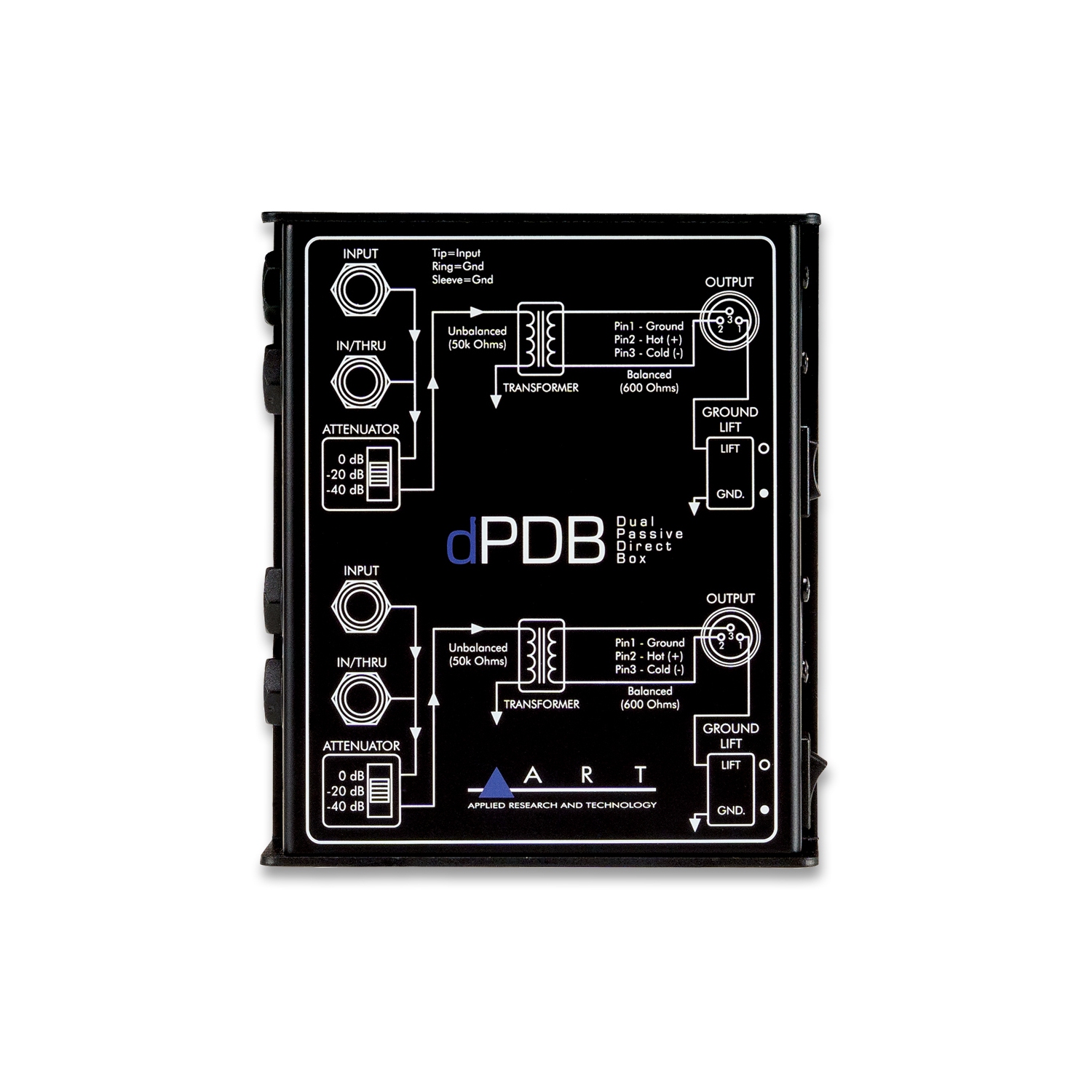 ART Pro Audio Dual Passive Direct Box