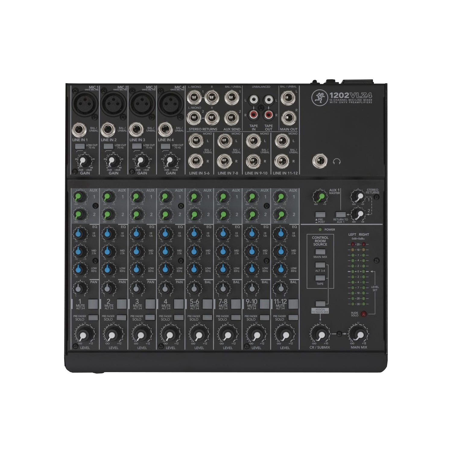 Mackie 1202VLZ4 12-Channel Compact Mixer