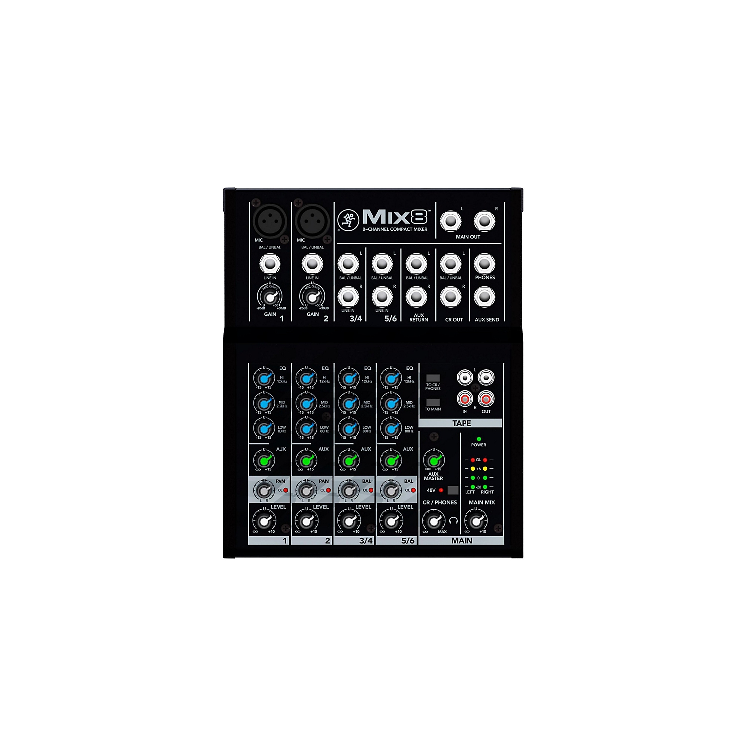 Mackie MIX Series 8 Channel Compact Mixer