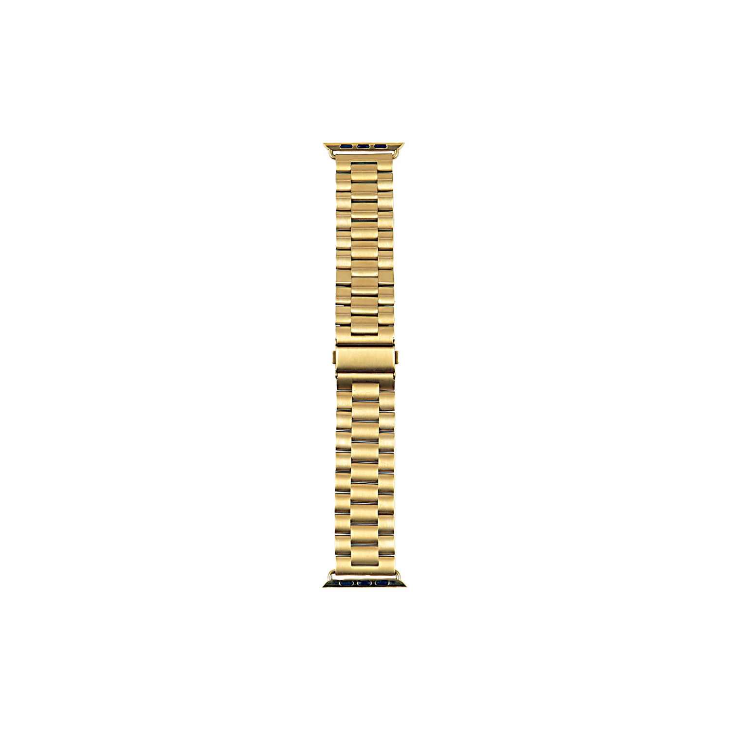 StrapsCo Stainless Steel Link Watch Band Strap for Apple Watch Series 1/2/3/4 - 42mm - Yellow Gold