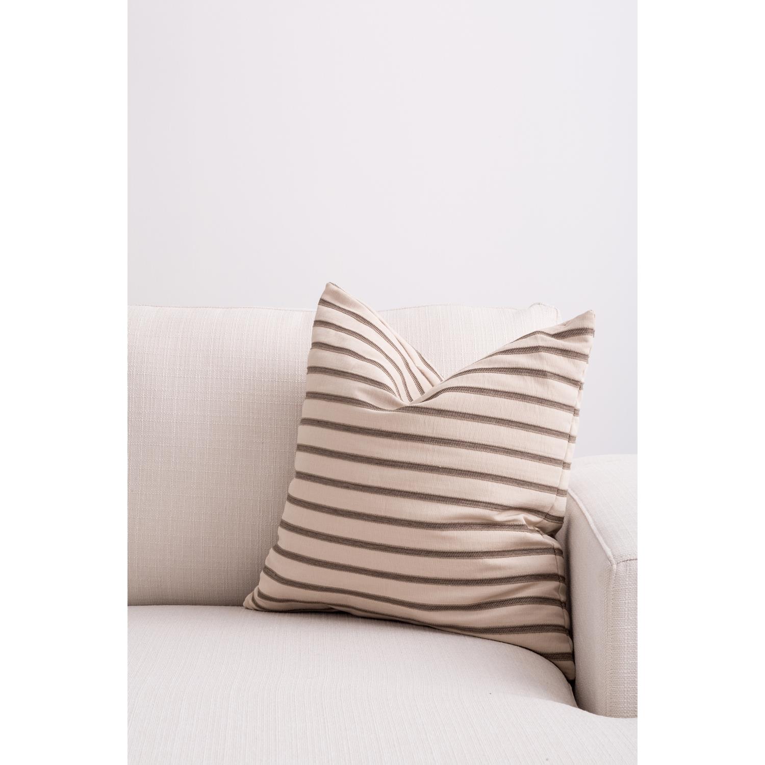 18" x 18" Design Throw Cushion - Taupe - Beige