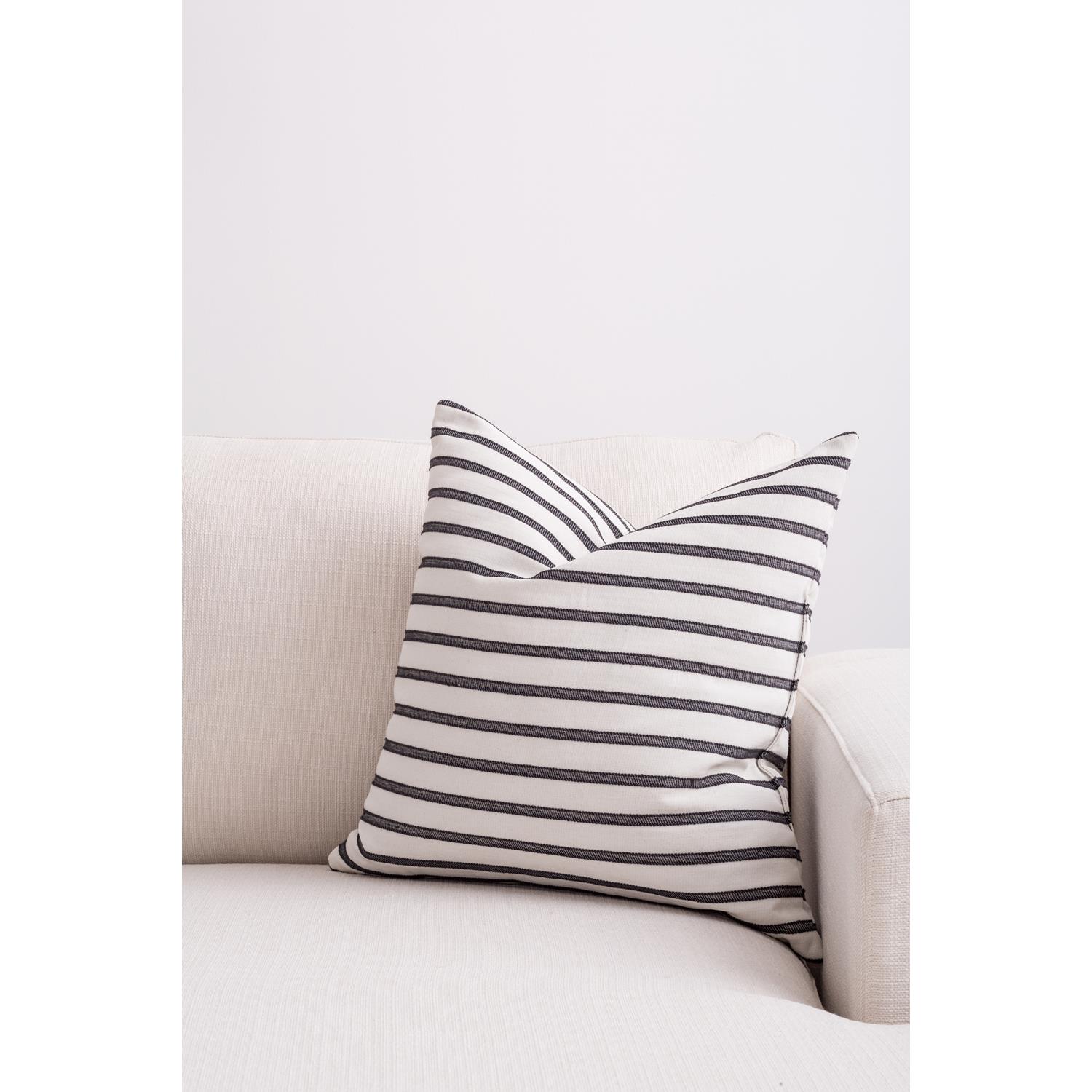 18" x 18" Design Throw Cushion - Black - Beige