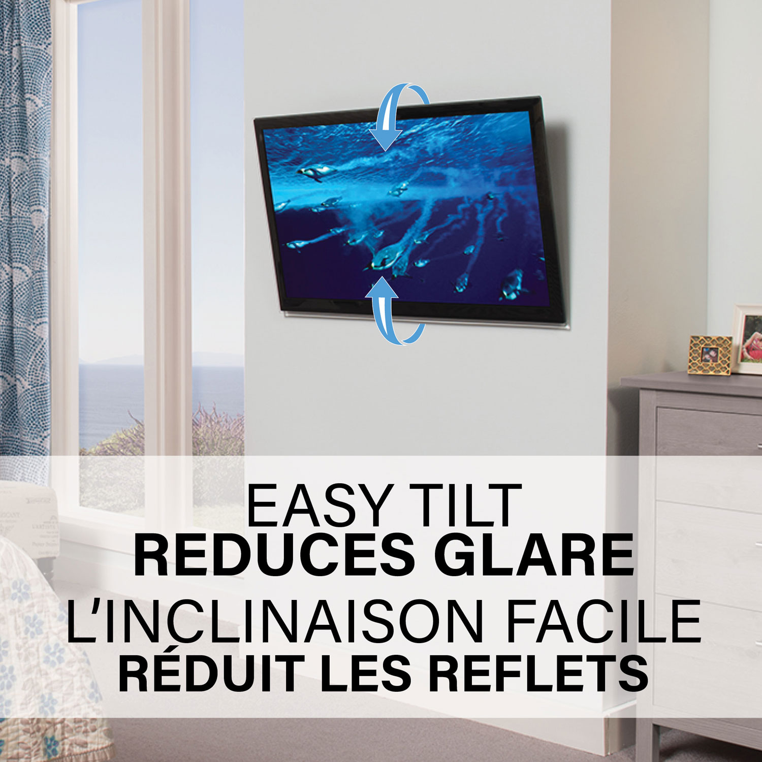 Support mural inclinable pour téléviseur de 37 à 55 po de SANUS - Exclusivité Best Buy