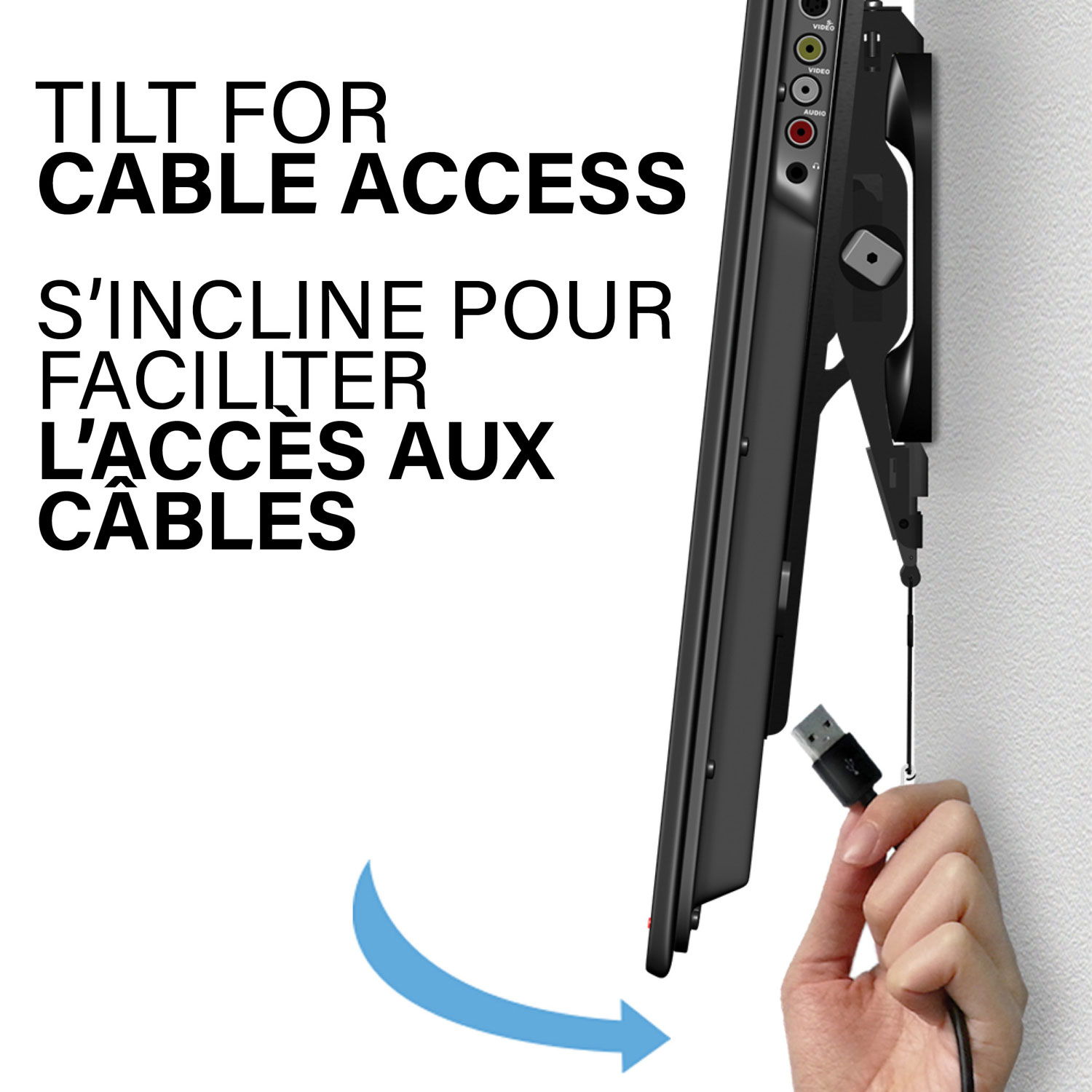 Support mural inclinable pour téléviseur de 37 à 55 po de SANUS - Exclusivité Best Buy