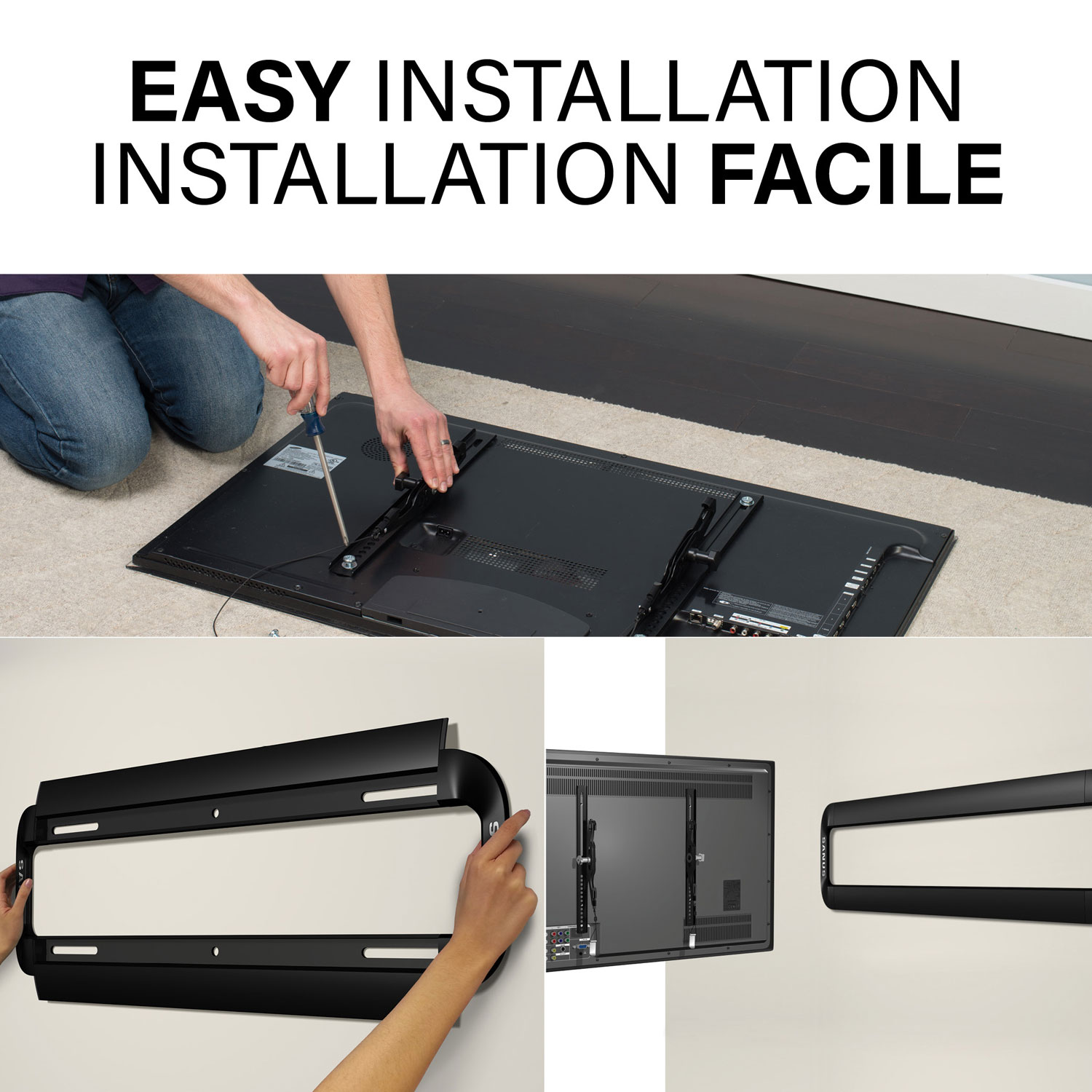 Support mural inclinable pour téléviseur de 37 à 55 po de SANUS - Exclusivité Best Buy