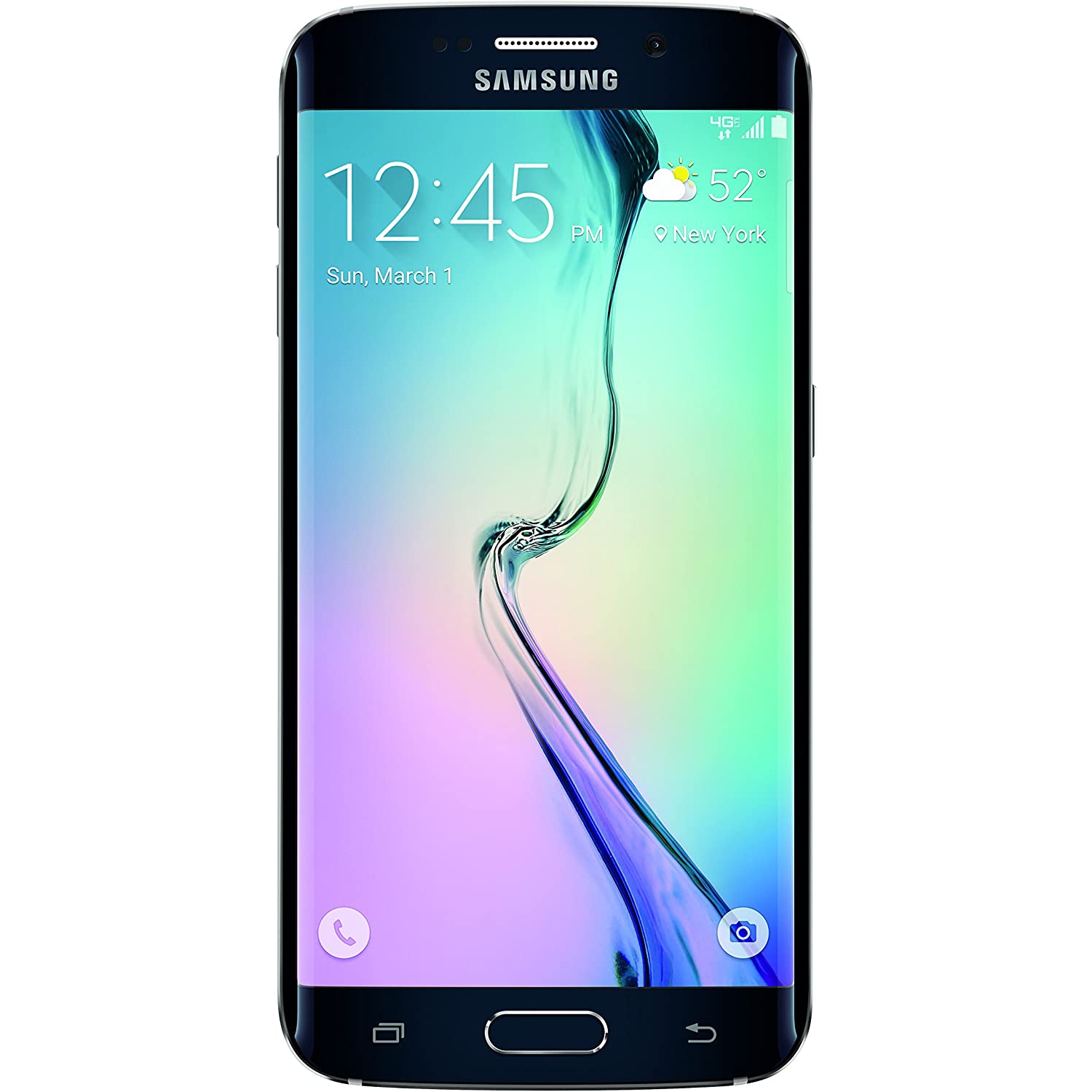 Refurbished (Excellent) - Samsung Galaxy S6 Edge G925V Unlocked 32gb Sapphire Black