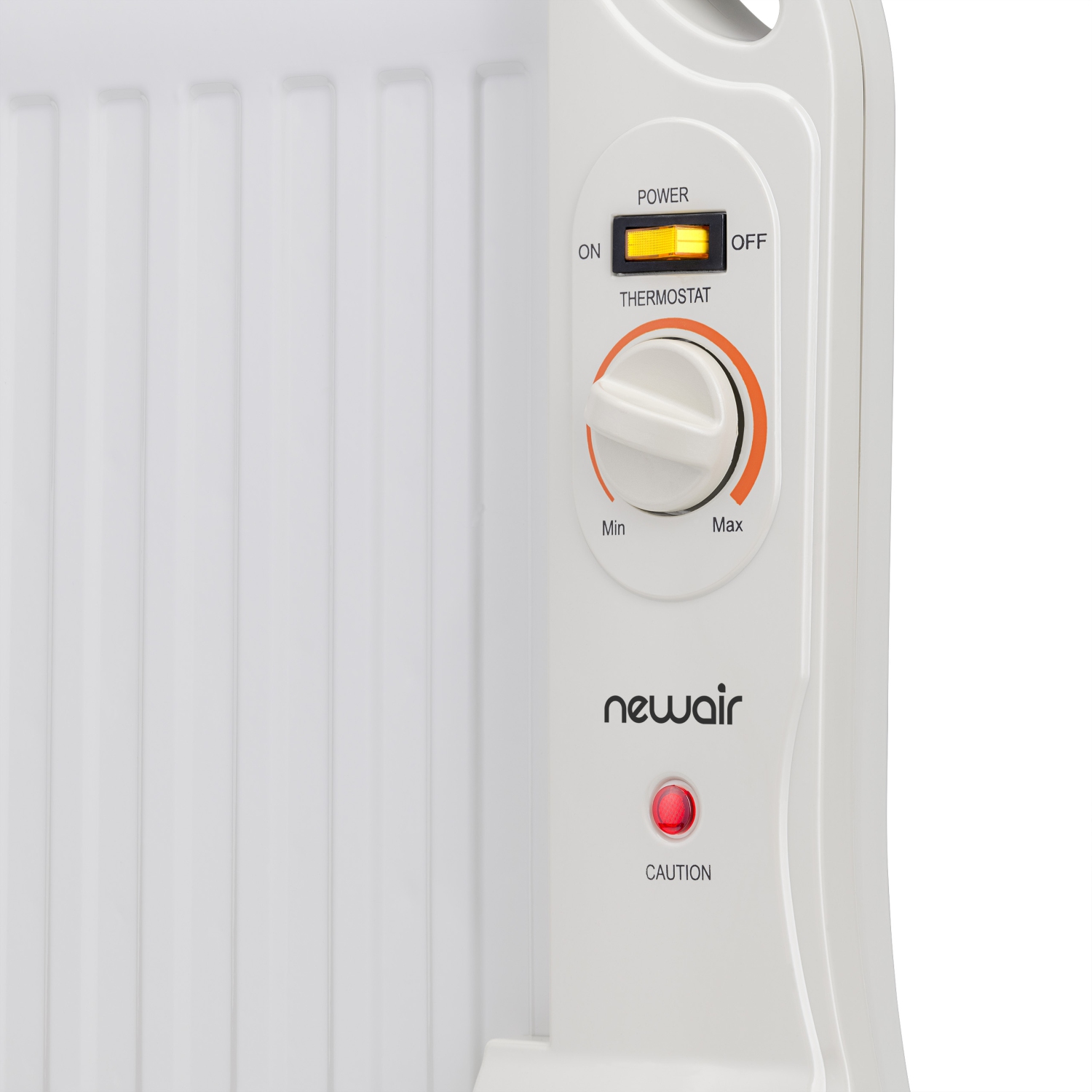 Newair Portable 400-watt Under Desk Heater with Slim Fit Design and Silent, Energy Efficient Operation - White