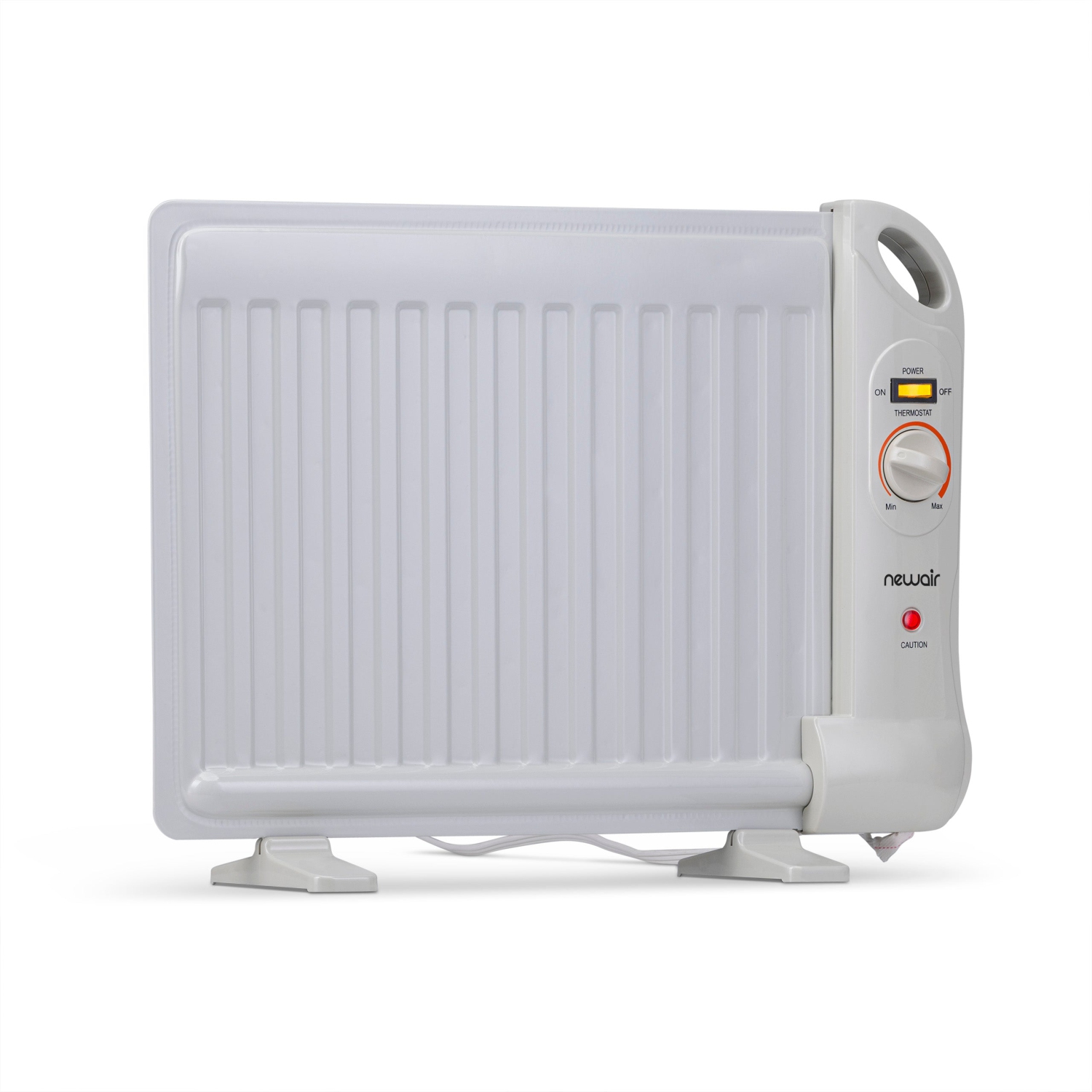 Newair Portable 400-watt Under Desk Heater with Slim Fit Design and Silent, Energy Efficient Operation - White