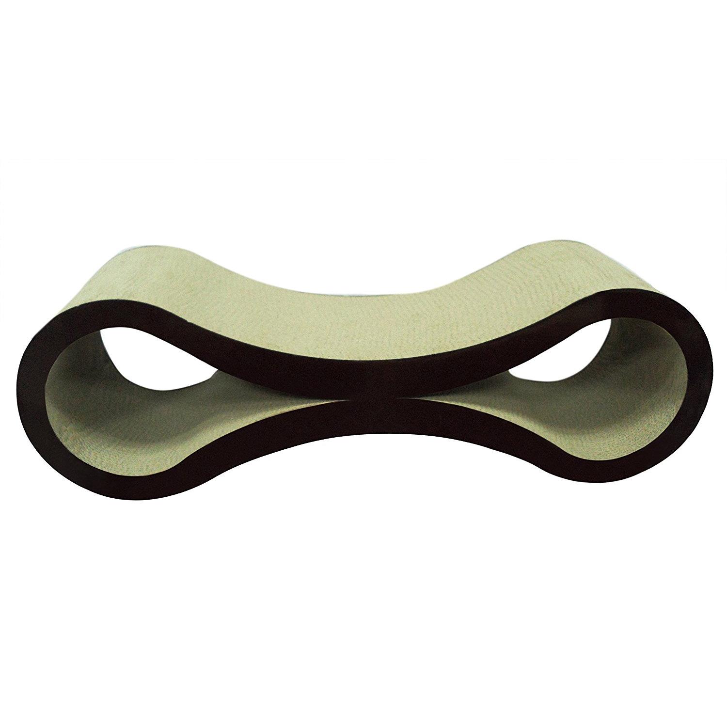 iPet Ultimate Scratching Cat Lounge Scratcher Pet Kitten Play Bed House Deluxe Cat Scratch Lounge Furniture - Large