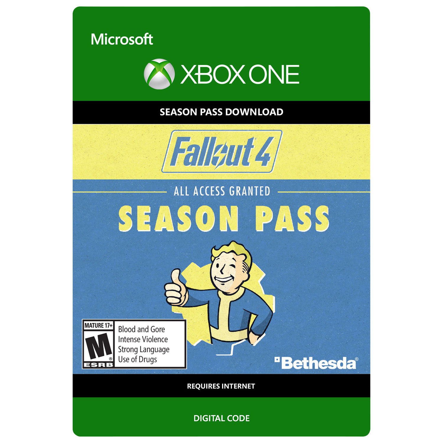 Fallout 4 Season Pass Digital Download (Xbox One)