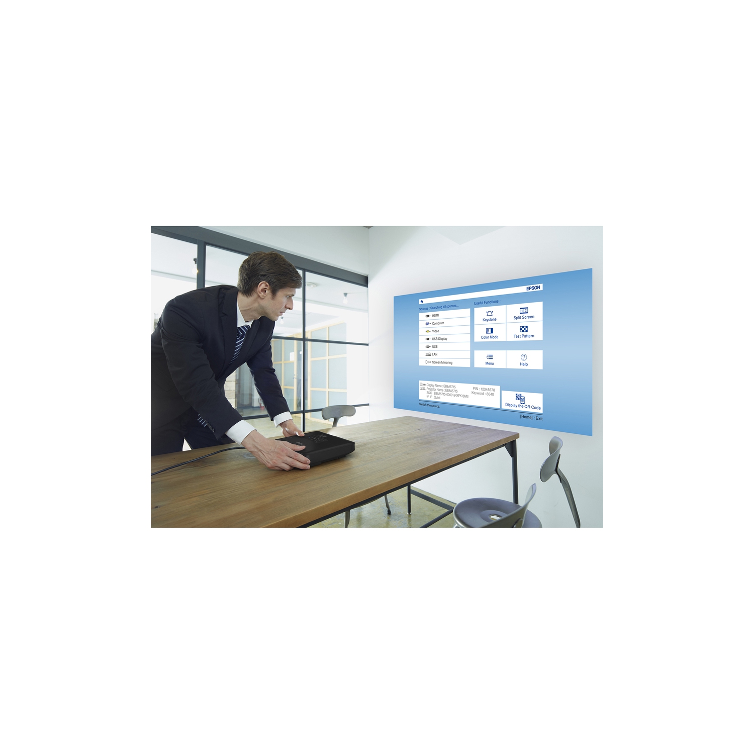 Epson 1781W PowerLite 1781W Wireless WXGA 3LCD Projector