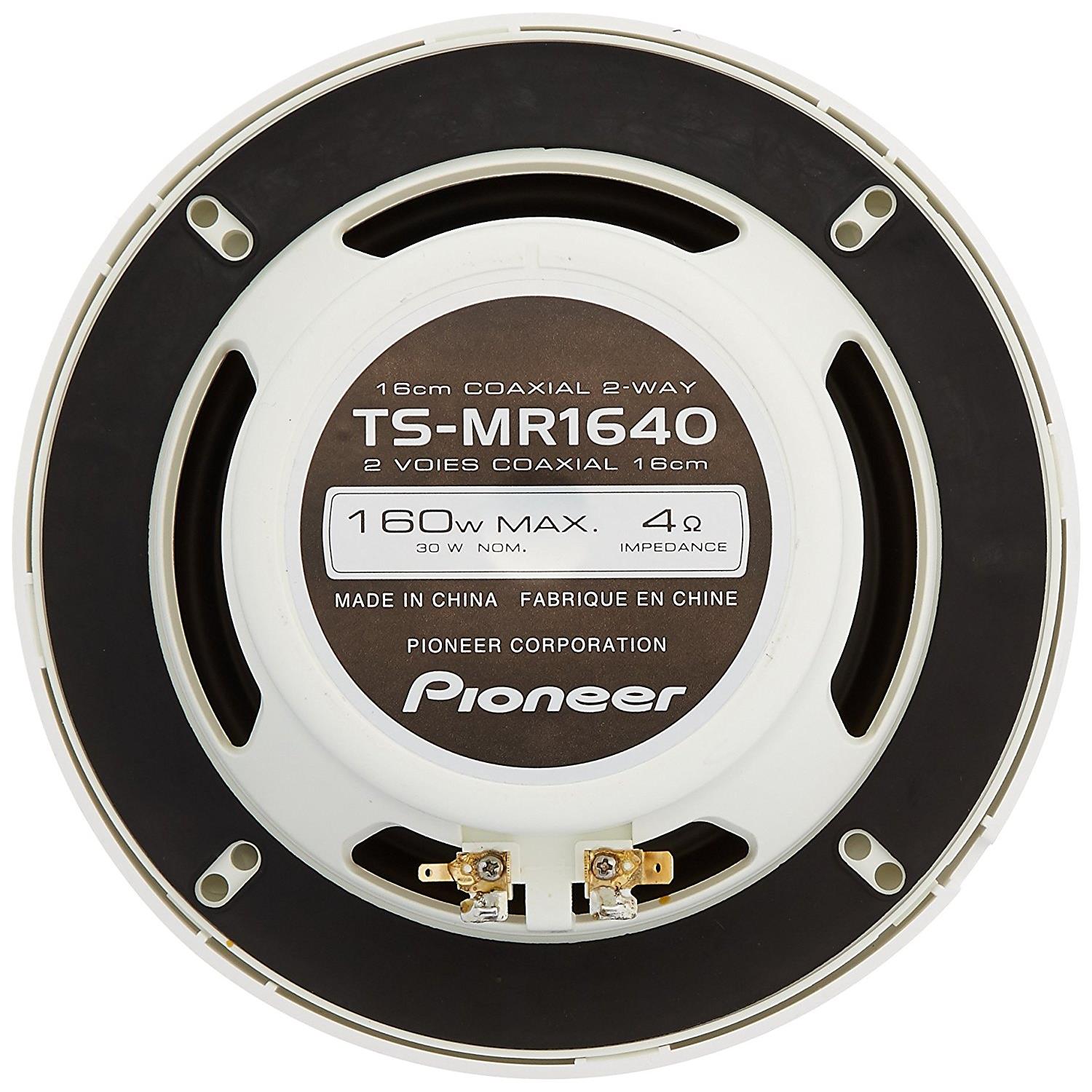 Haut-parleurs nautiques bidirectionnels TS-MR1640 de 6.5 po DE PIONEER