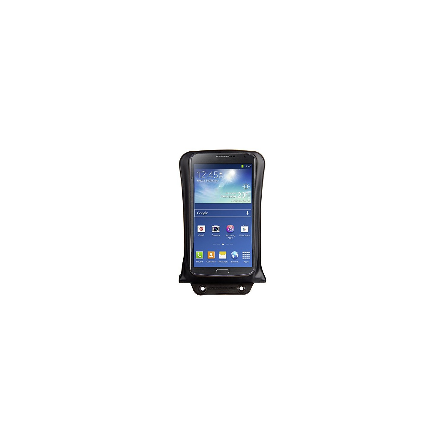 Dicapac Fitted Hard Shell Case for Samsung Galaxy Note - Black