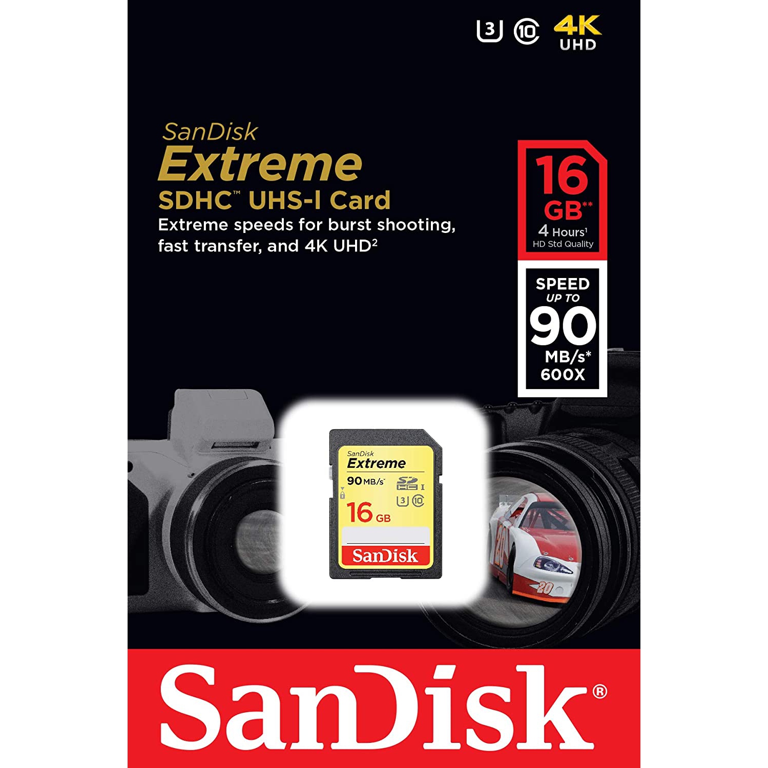 SanDisk 16G Extreme SDHC Memory Card -