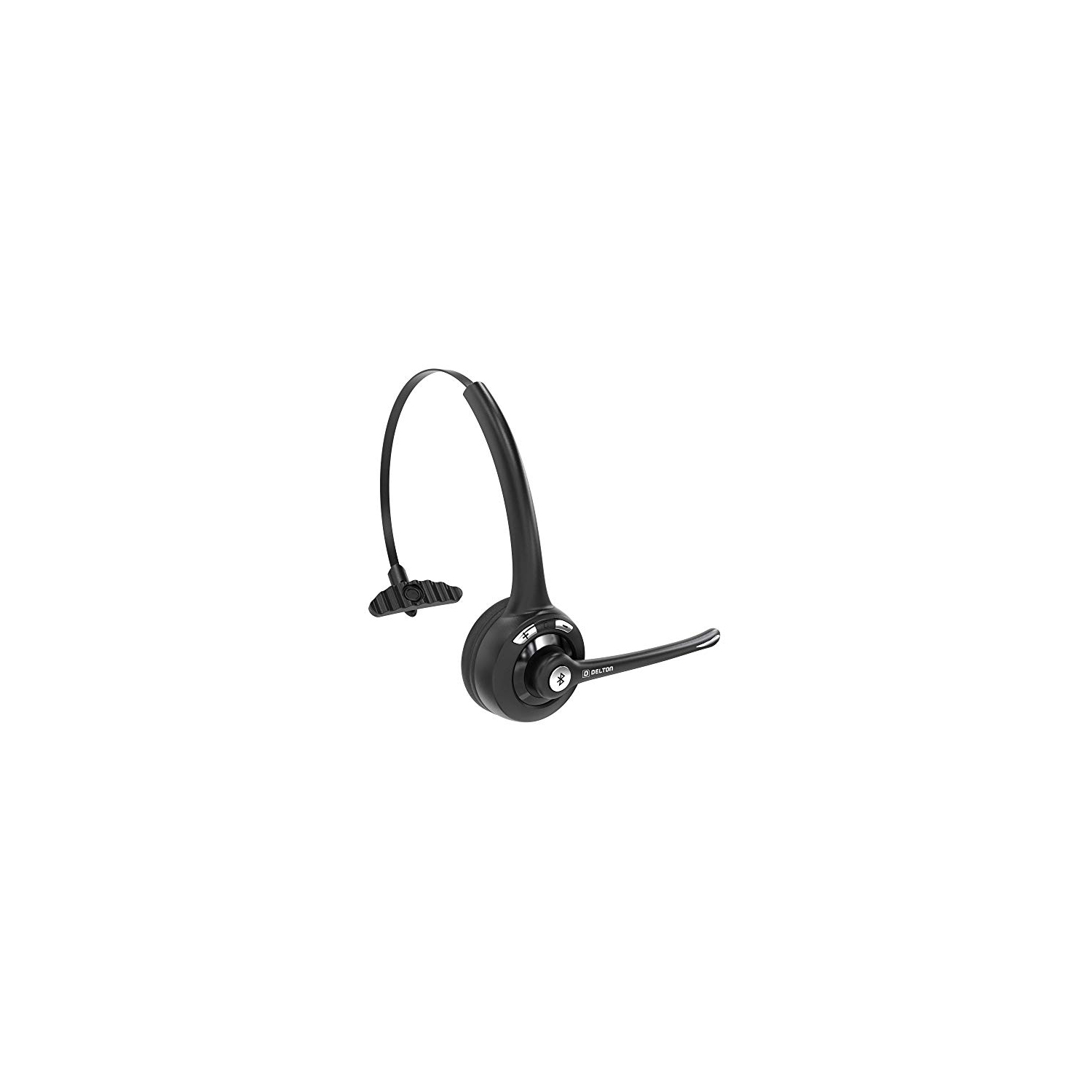 Delton Over-The-Head Noise Canceling Bluetooth Headset, Black