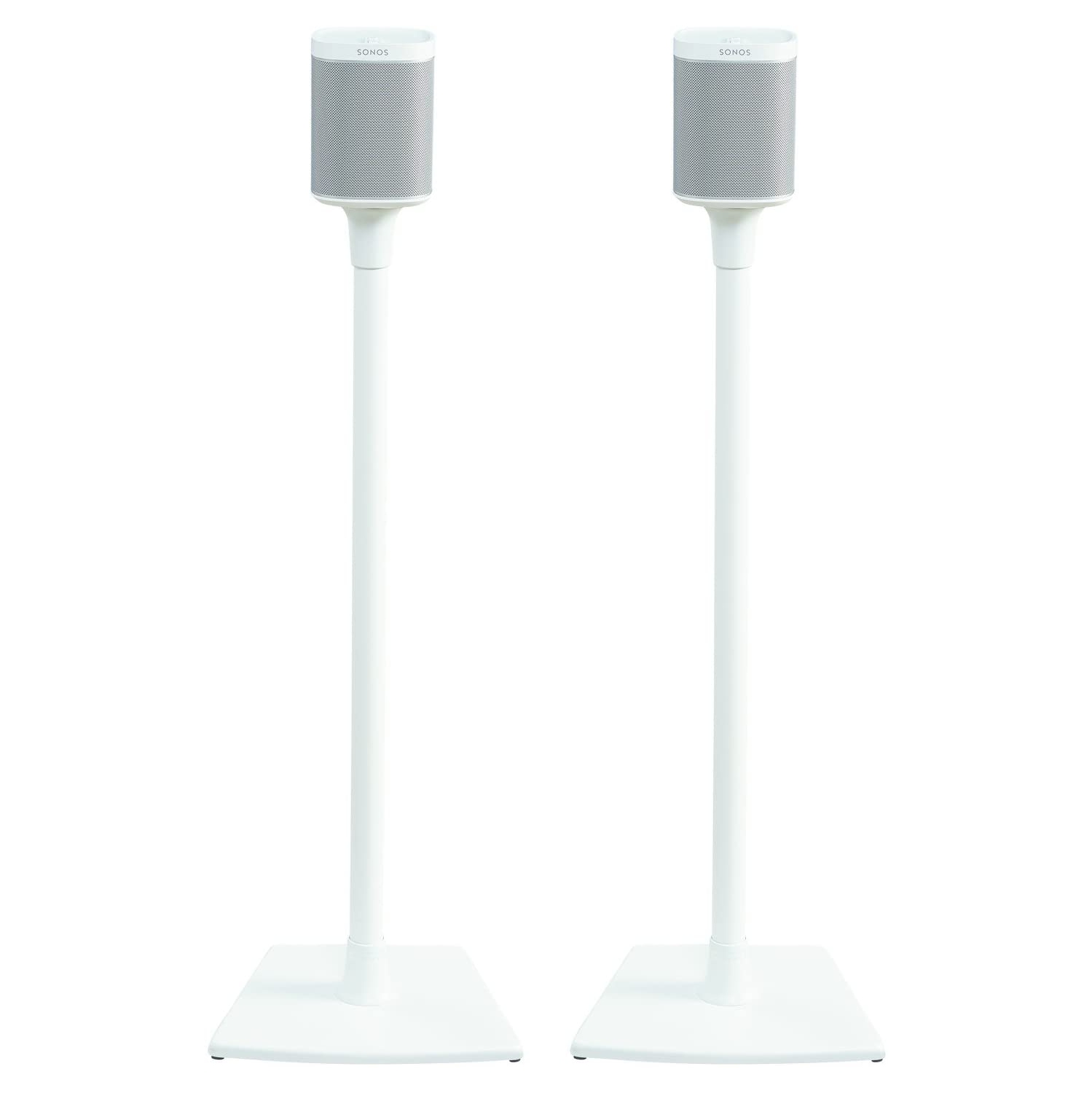 Sanus WSS2 Speaker Stands for SONOS PLAY 1 and PLAY 3 Speakers (Black Pair)