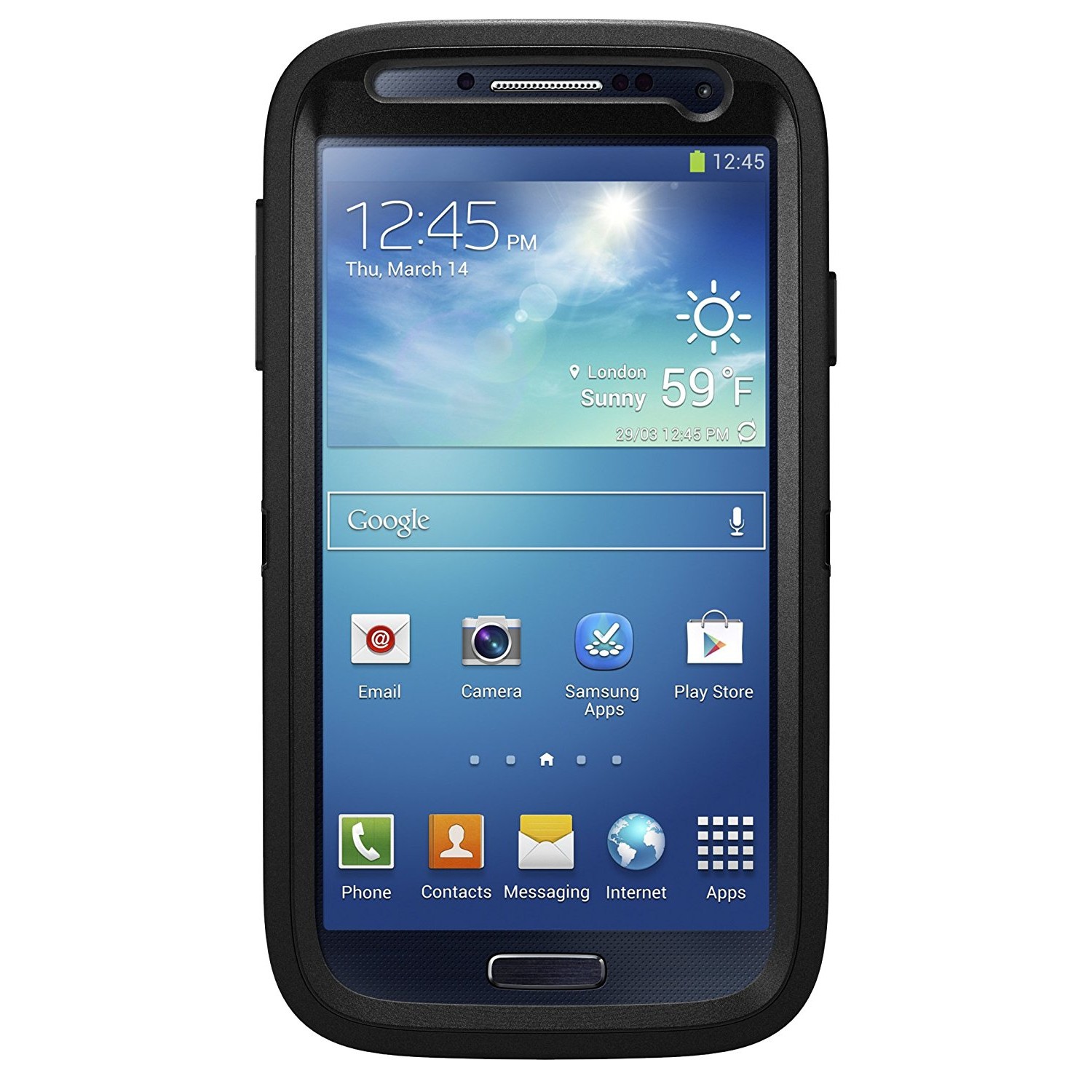 Otterbox Fitted Hard Shell Case for Samsung Galaxy S4 - Black