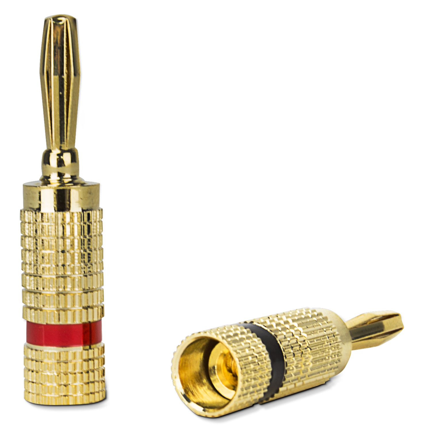 General Electric GE AV22638 Premium Banana Plug Speaker Wire Connectors