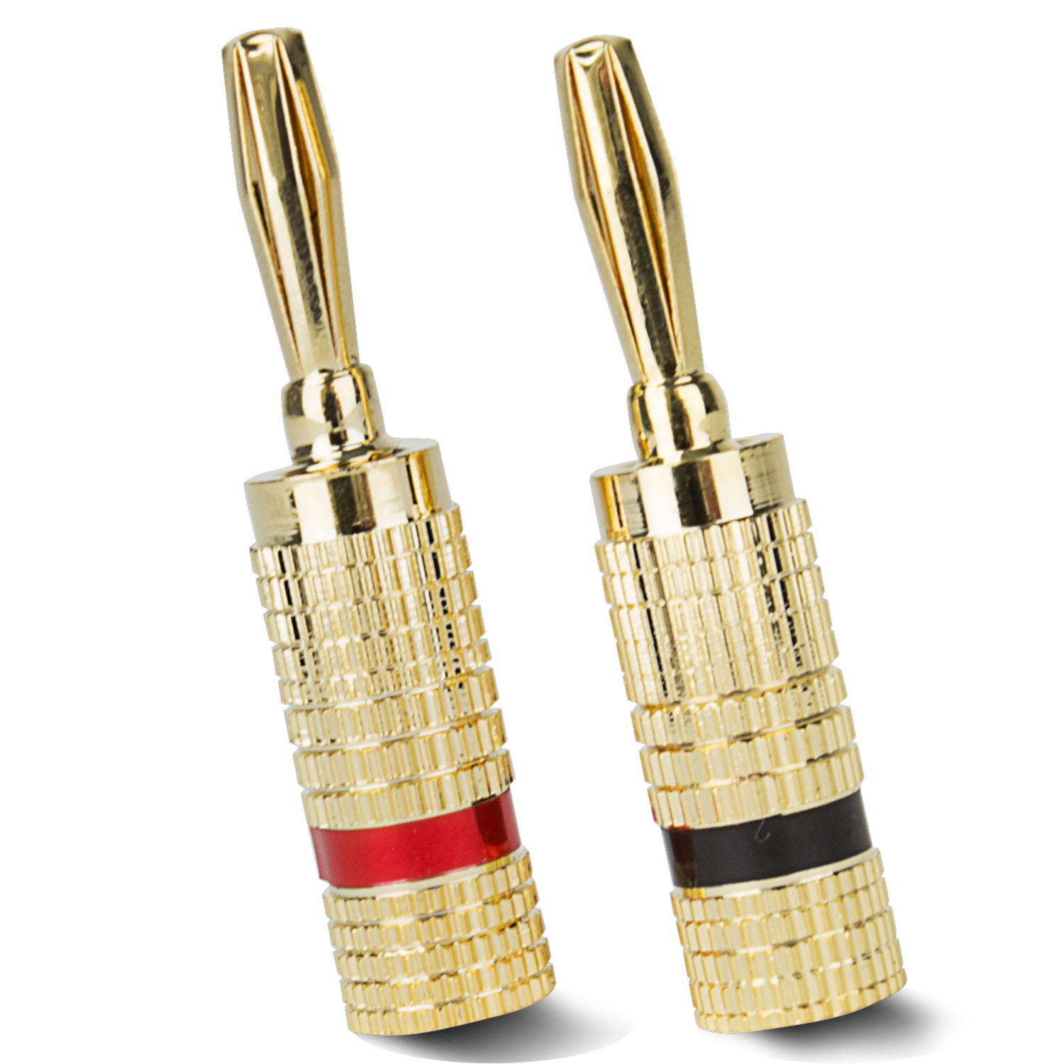 General Electric GE AV22638 Premium Banana Plug Speaker Wire Connectors