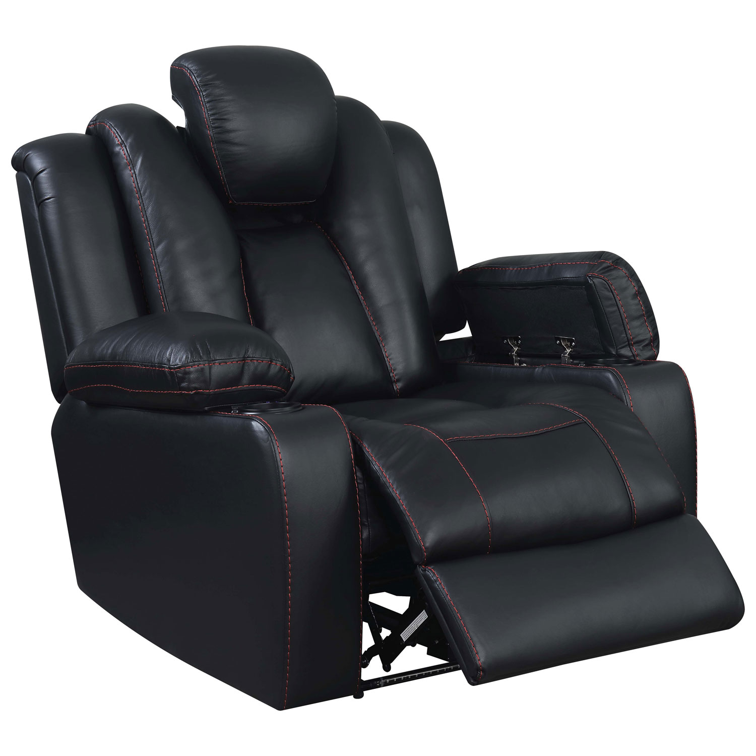 Starship Leather Power Recliner Chair Black Starship Leather Power Recliner Chair Black Home Theatre Seating Best Canada