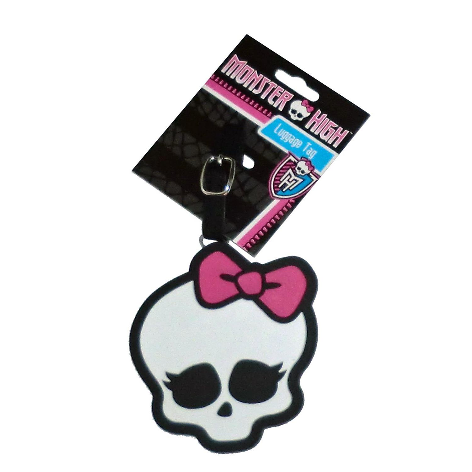 Monster High Classic Designed Cute Skullette Adjustable Strap Exclusive Eye Catching Luggage I.D. Tag
