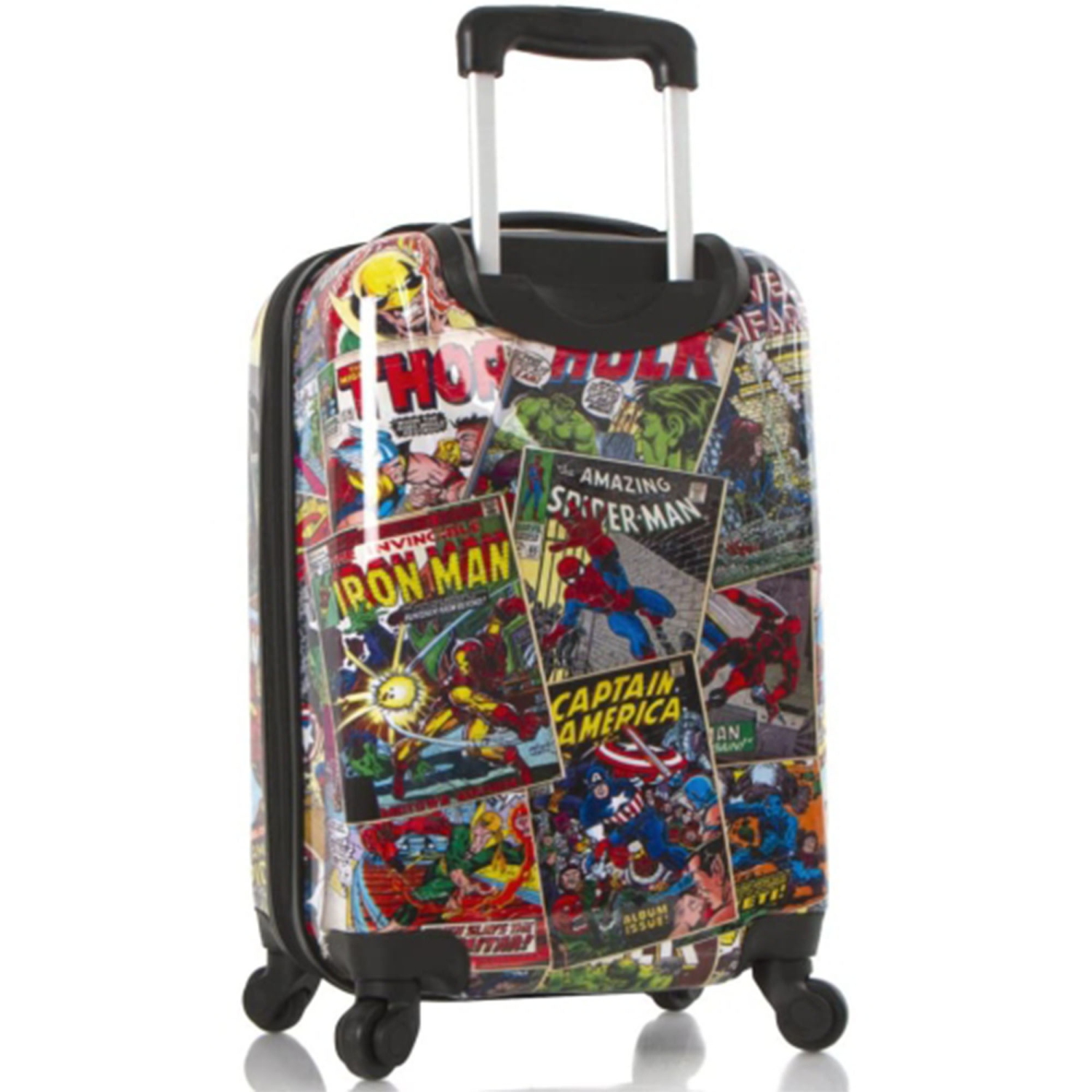 Marvel Comics Luggage Set Spinner Carry-on Suitcase 2 Pcs Set - 26 Inch, 21 Inch